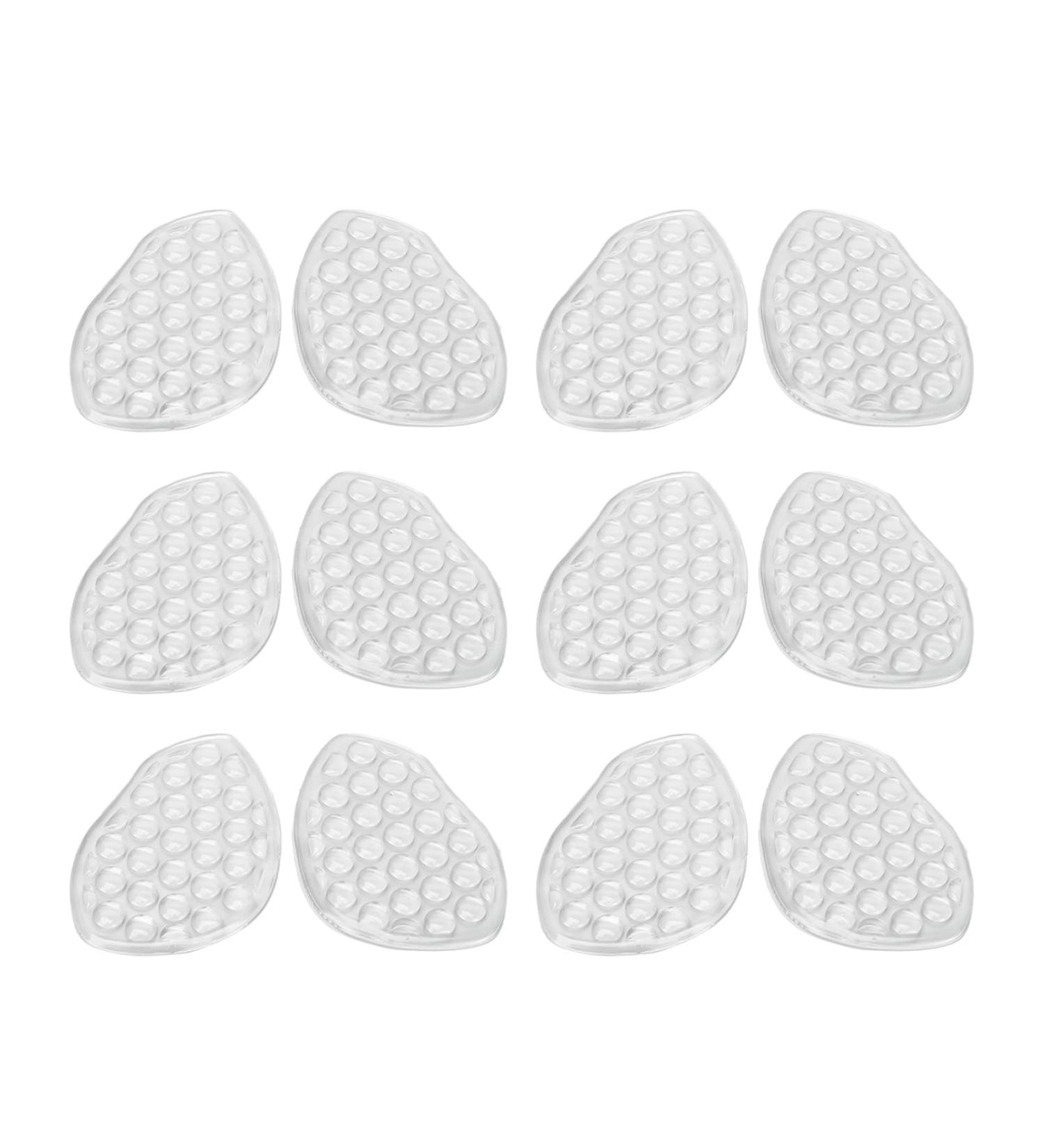Forefoot Inserts - 6 Pairs Silicone Metatarsal Pads | Soft Cushioning with Massage Points for Comfort - Buy Online on GoSupps.com