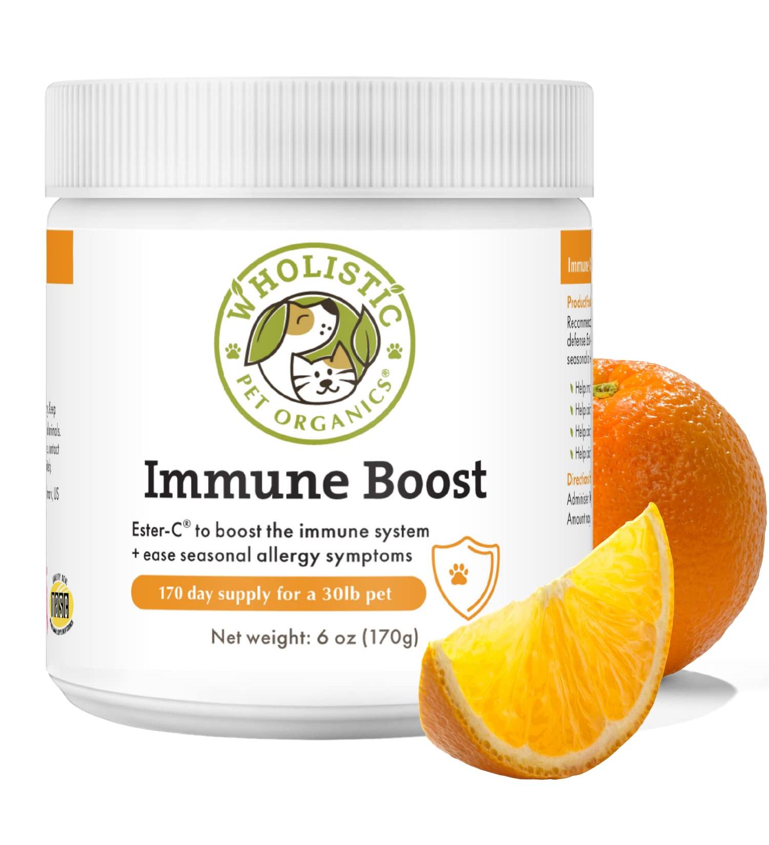 Organic Dog Allergy Relief & Immune Support Supplement | Vitamin C Powder for Joint Mobility & Overall Health | UTI Relief | 1000mg Ester C | Made in USA | 6 oz - Buy Online on GoSupps.com