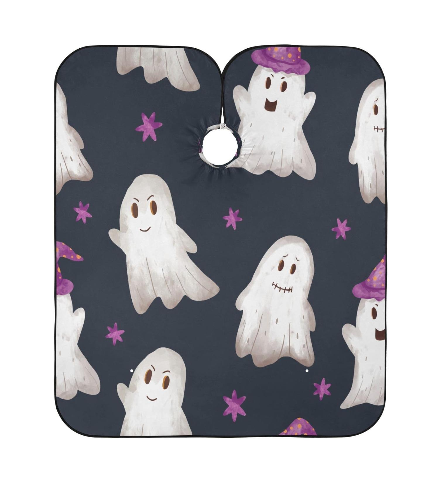 Kigai Happy Halloween Barber Cape - Waterproof Hair Cutting Cape for Men & Women | Adjustable Snap Closure Professional Salon Hairdressing Cape - Buy Online on GoSupps.com