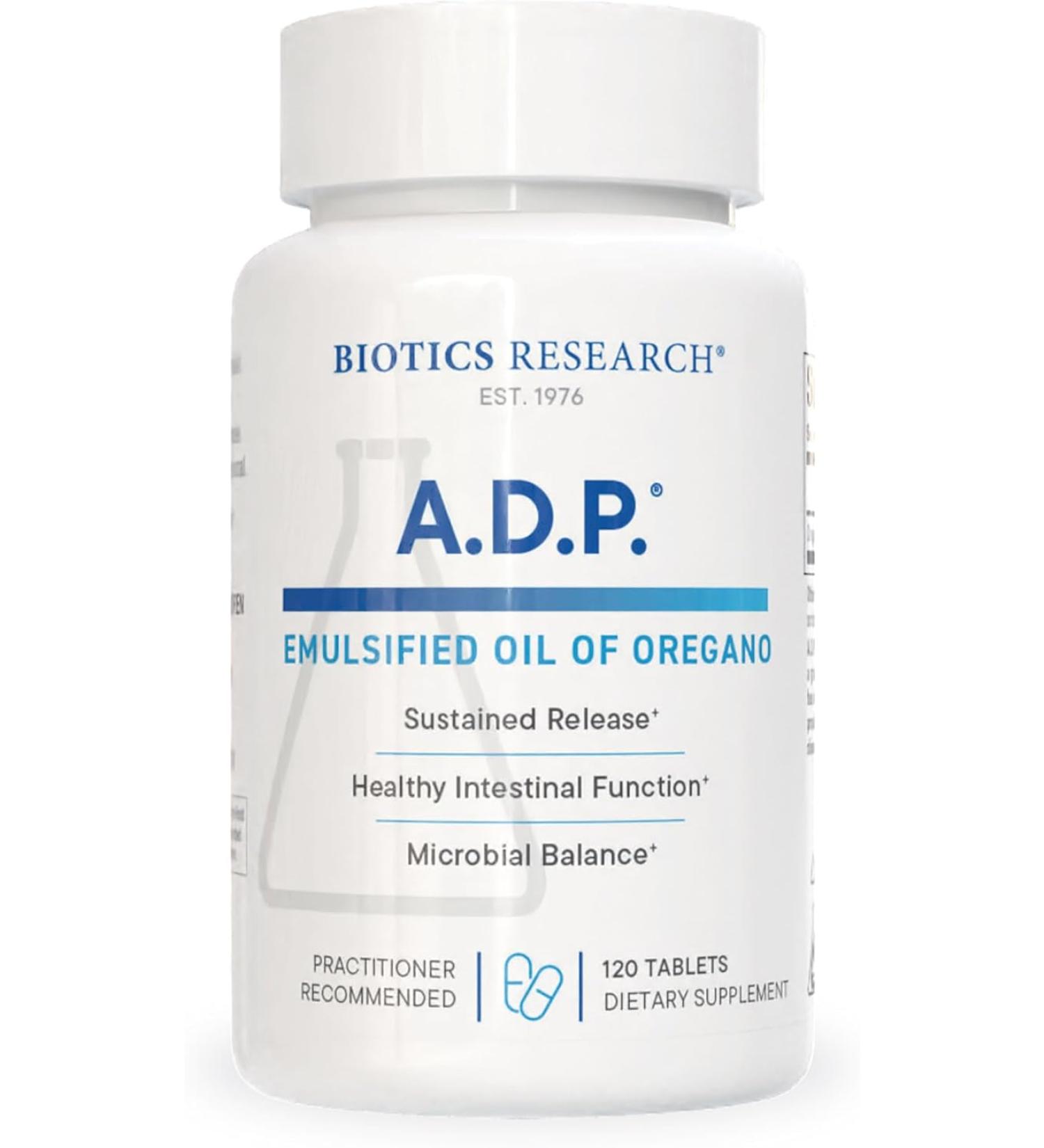 Biotics Research ADP Oil of Oregano - Optimal Absorption & Antioxidant Support - Buy Online on GoSupps.com