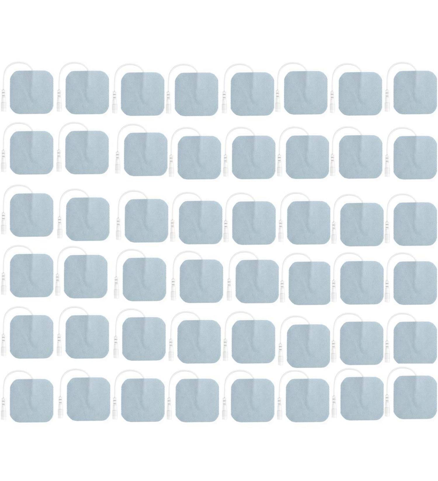 TENS Unit Pads 48 Pack - Premium 2x2 Inch Self-Adhesive Electrodes for TENS Units - Buy Online on GoSupps.com