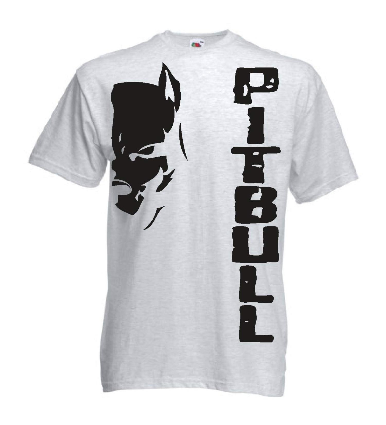 Generico t-Shirt Pitbull Fight Dog Kickboxing Boxing Gift Idea 12 Colors also for Children S Grey