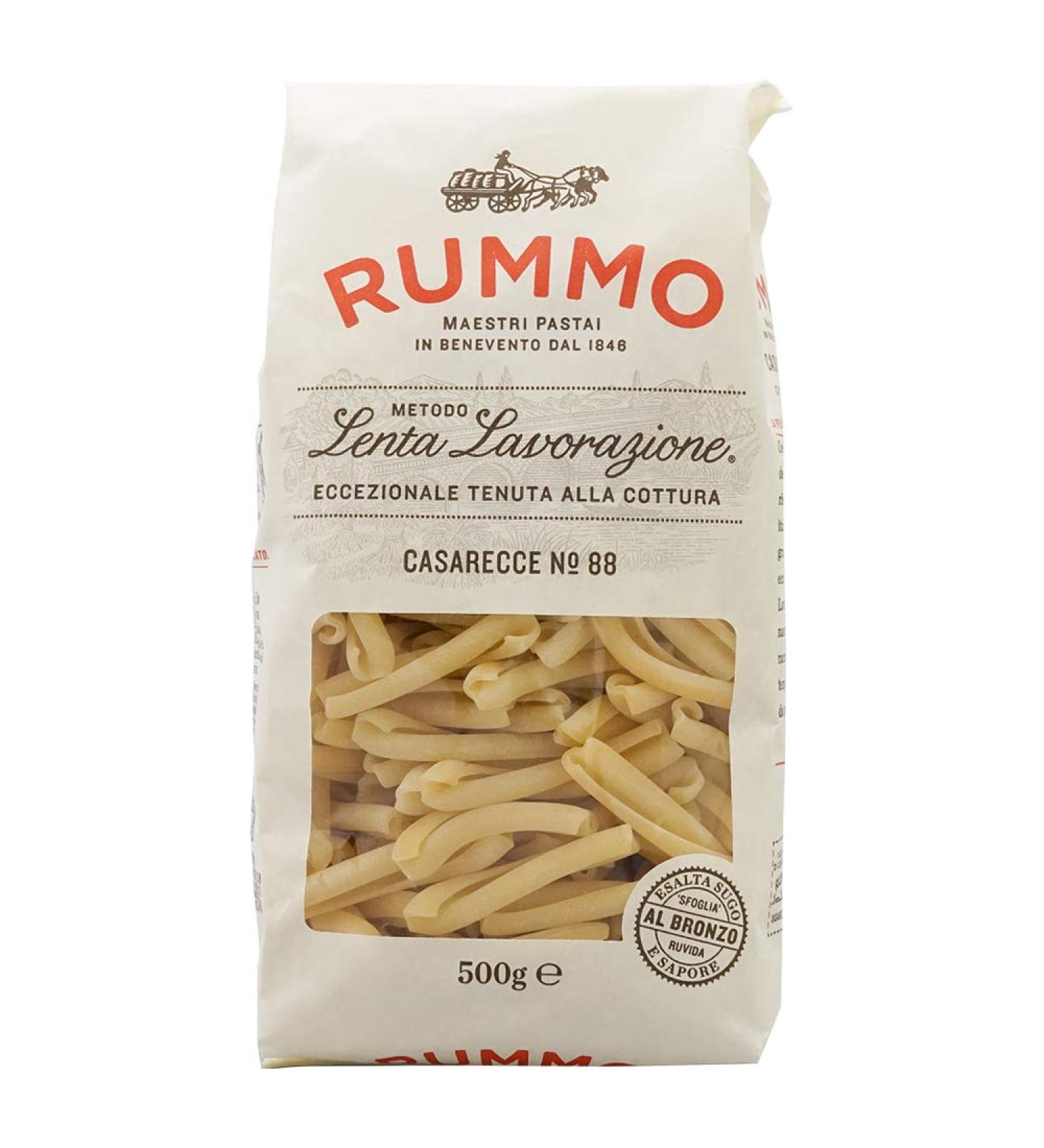 Rummo Casarecce No. 88 Authentic Italian Pasta Made With Durum Semolina Wheat 500g (Pack of 1) - Buy Online on GoSupps.com