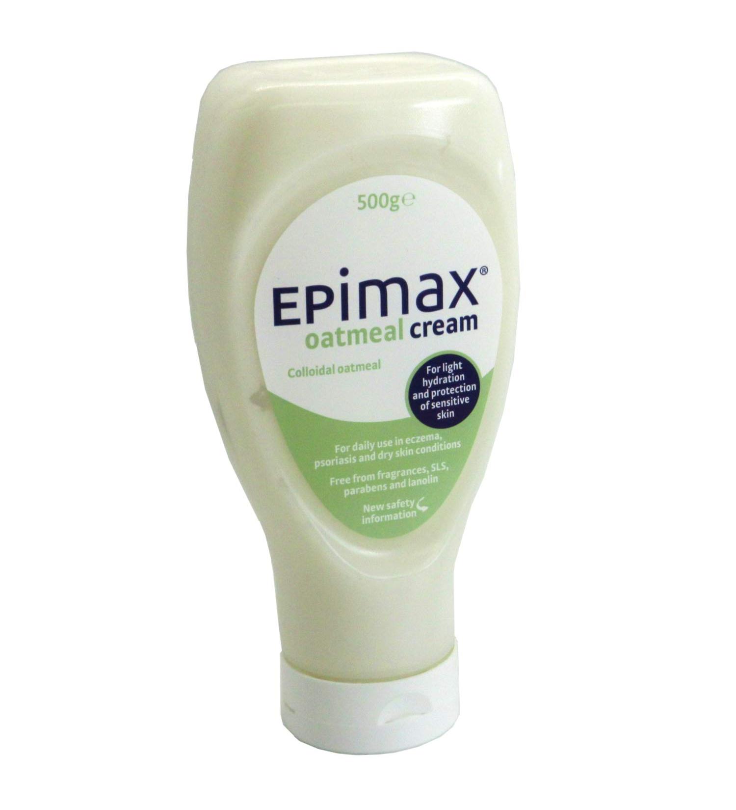 2 x Epimax Oatmeal Cream 500g - Soothing Relief for Eczema & Psoriasis - Buy Online on GoSupps.com