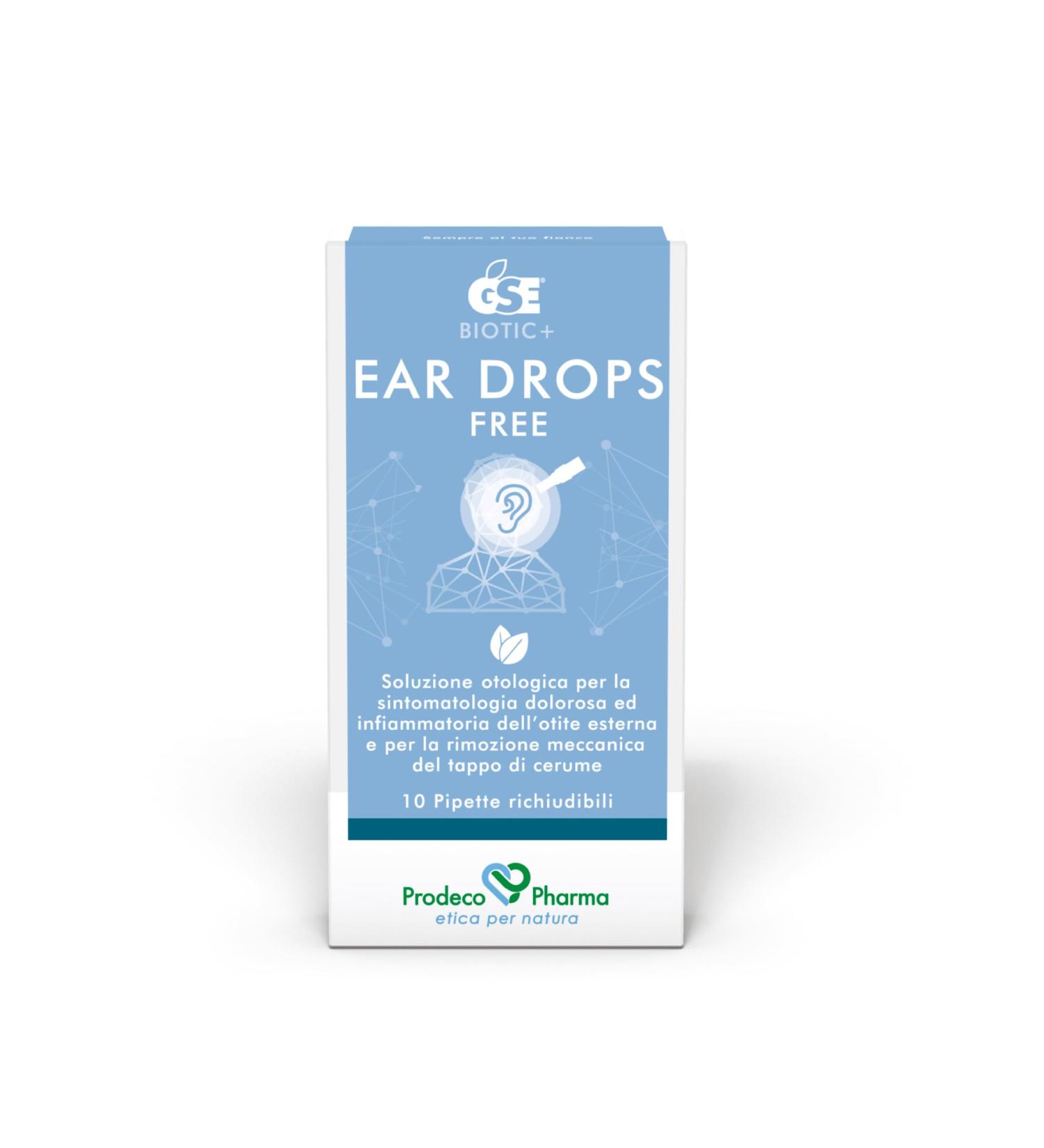 GSE Biotic+ Ear Drops - Free Otological Solution for Ear Health | 10 Pipettes Available - International Shipping - Buy Online on GoSupps.com