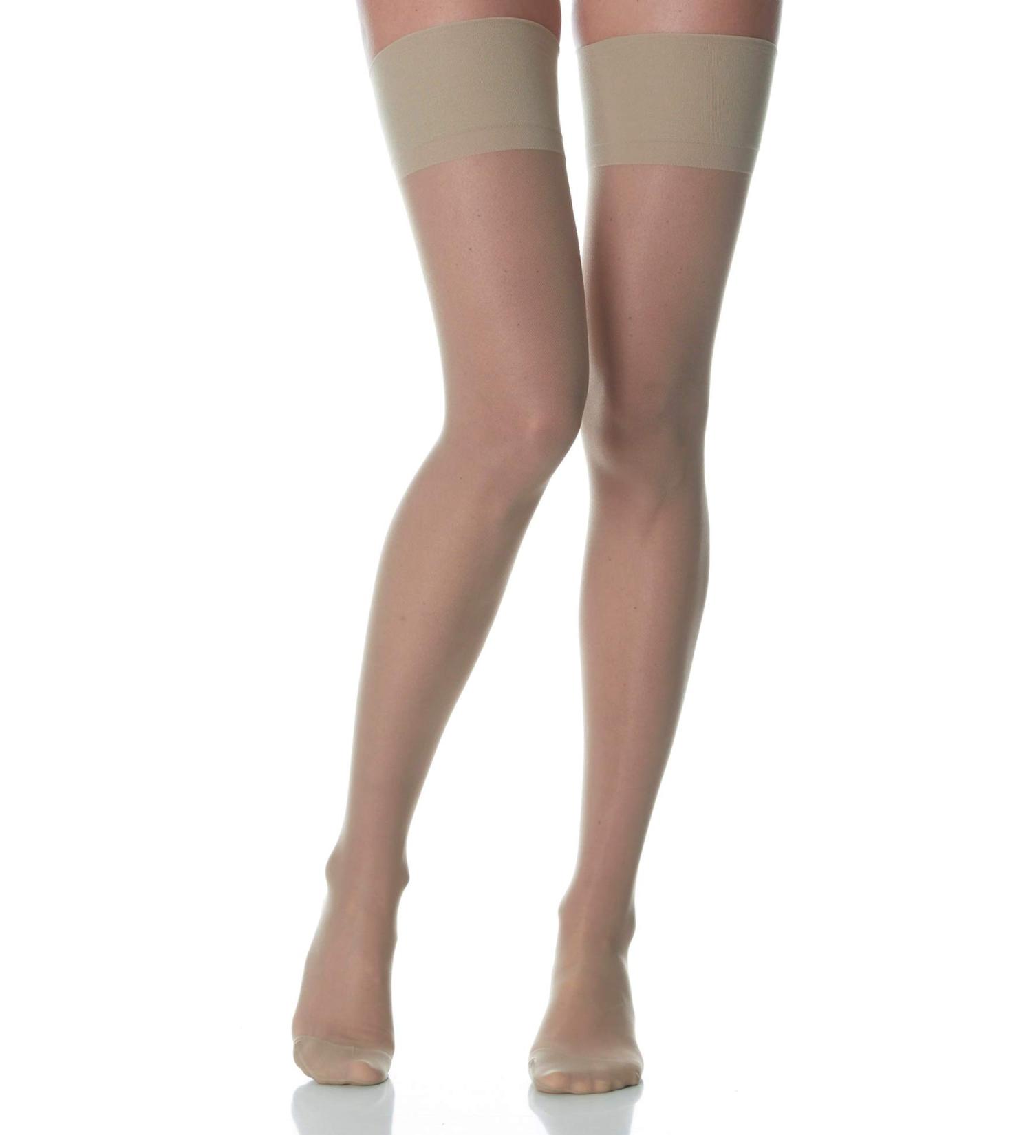 SCUDOTEX stockings 140 denier knitted compression medium to strong 19-22 Hg color Visone size 5