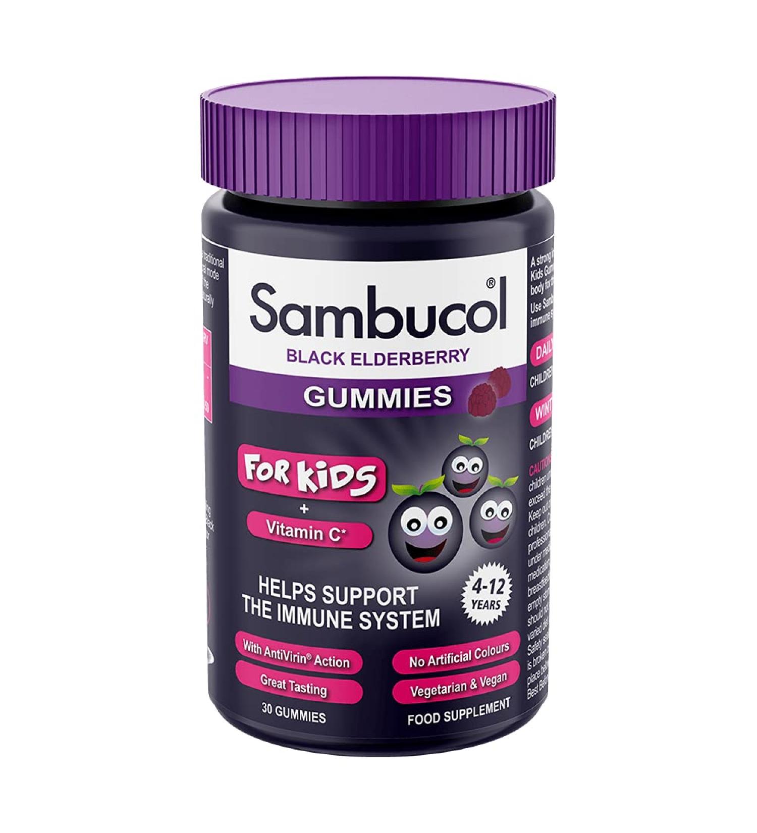 Sambucol Kids Gummies 30 Count - Immune Support for Children - Buy Online on GoSupps.com