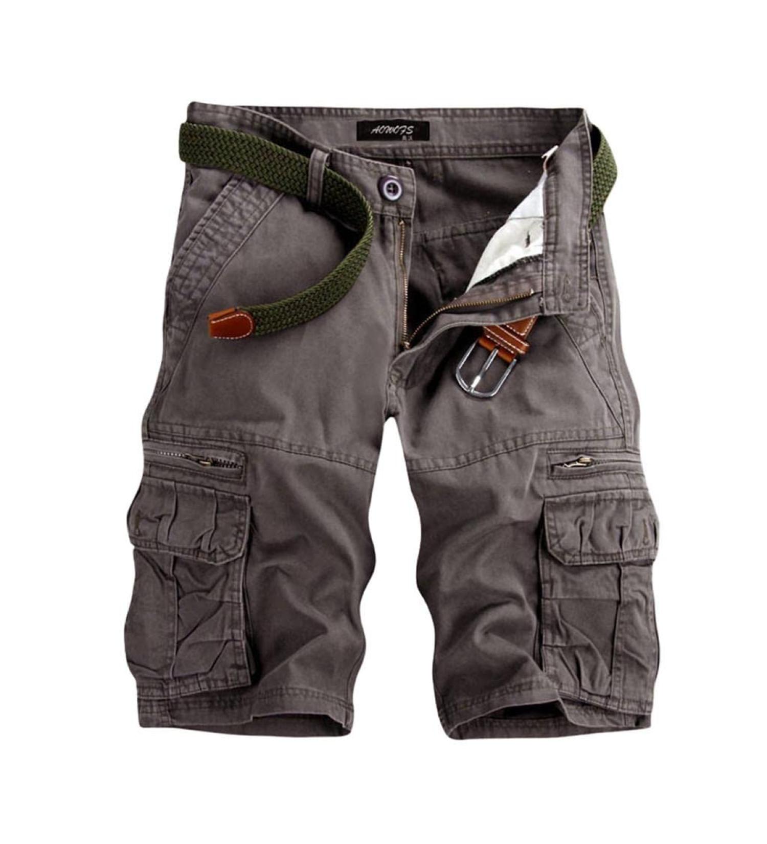 NOLDARES Men's Casual Summer Cargo Shorts - Gray 4X-Large - Buy Online on GoSupps.com