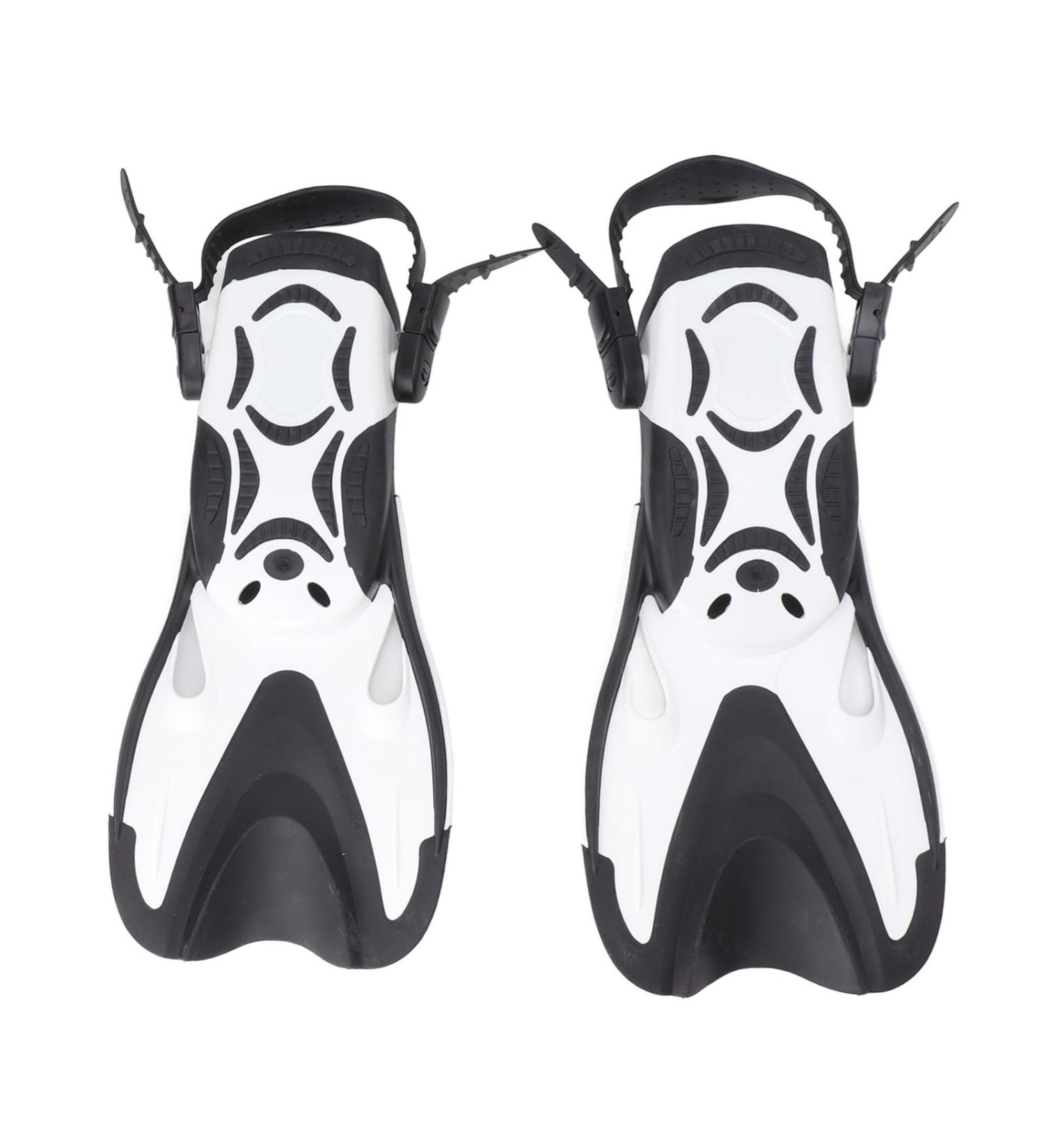 BOLORAMO Swimming Fins for Adults - Open Water Diving Fins (Black & White Size 6-8 37-41) - Buy Now for International Shipping - Buy Online on GoSupps.com