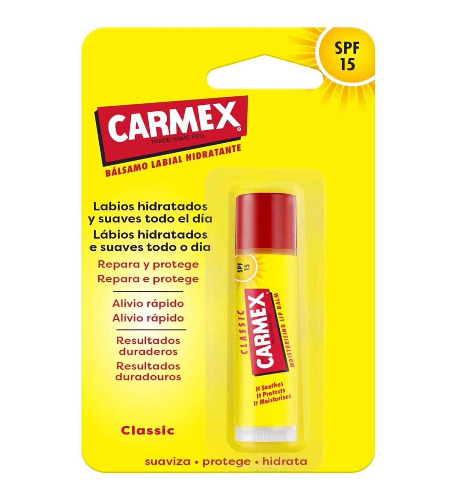  Carmex Carmex Lip Balm Classic Moisturizing Spf 15 1 Unit - Buy Online on GoSupps.com