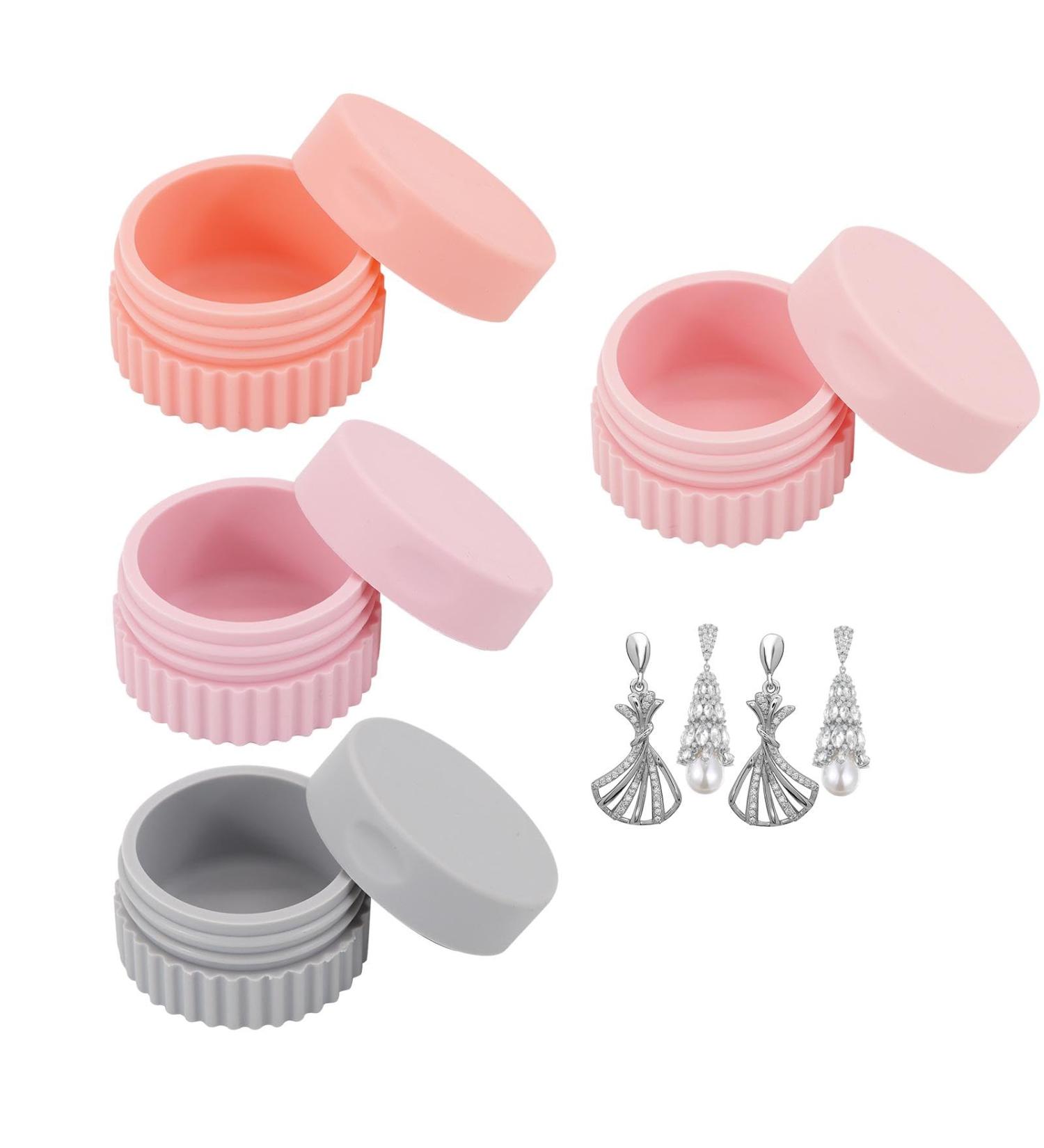 Travel Container for Toiletries Refillable Jars for Cream Organiser Jar for Loose Powder Portable Storage Box for Toiletries for Accessories Beads and Small Jewellery b See See - Buy Online on GoSupps.com