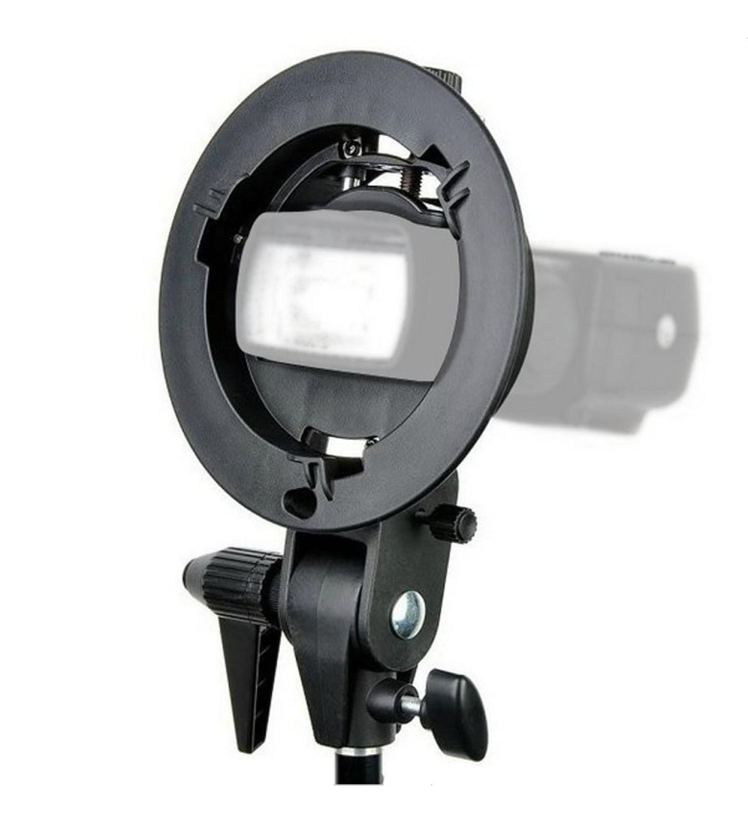 Godox S-Type Bracket Bowens Mount Holder for Speedlite Flash - Snoot, Softbox, Honeycomb - Buy Online on GoSupps.com