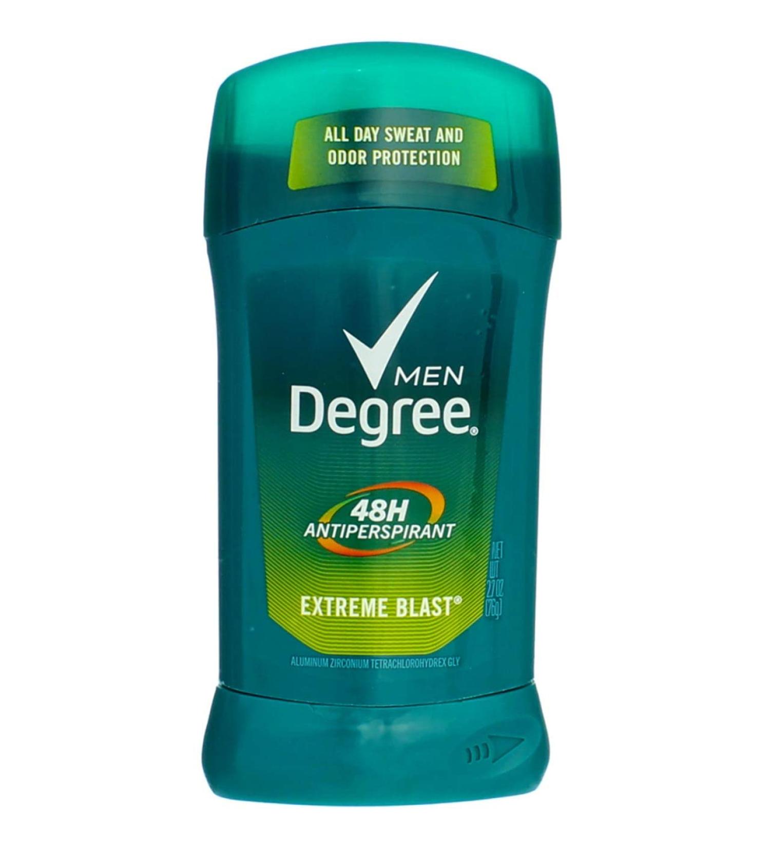 Degree Men Anti-Perspirant Deodorant Stick, Extreme Blast, 2.7 oz (Pack of 6) - Buy Online on GoSupps.com