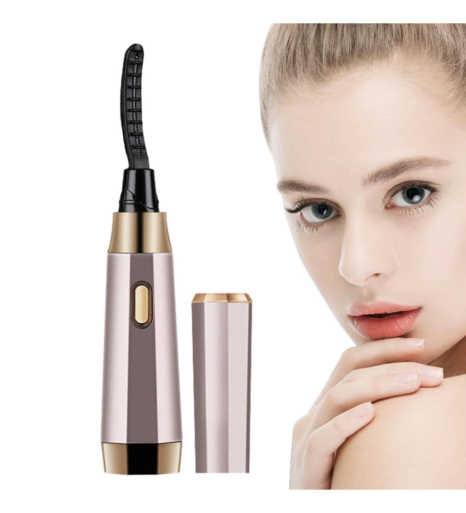 Electric Eyelash Heater Electric Eyelash Curler with USB Charging Portable Heated Lash Curler Quick Styling Eyelash Curlers for Perfect Make Up Pink - Buy Online on GoSupps.com