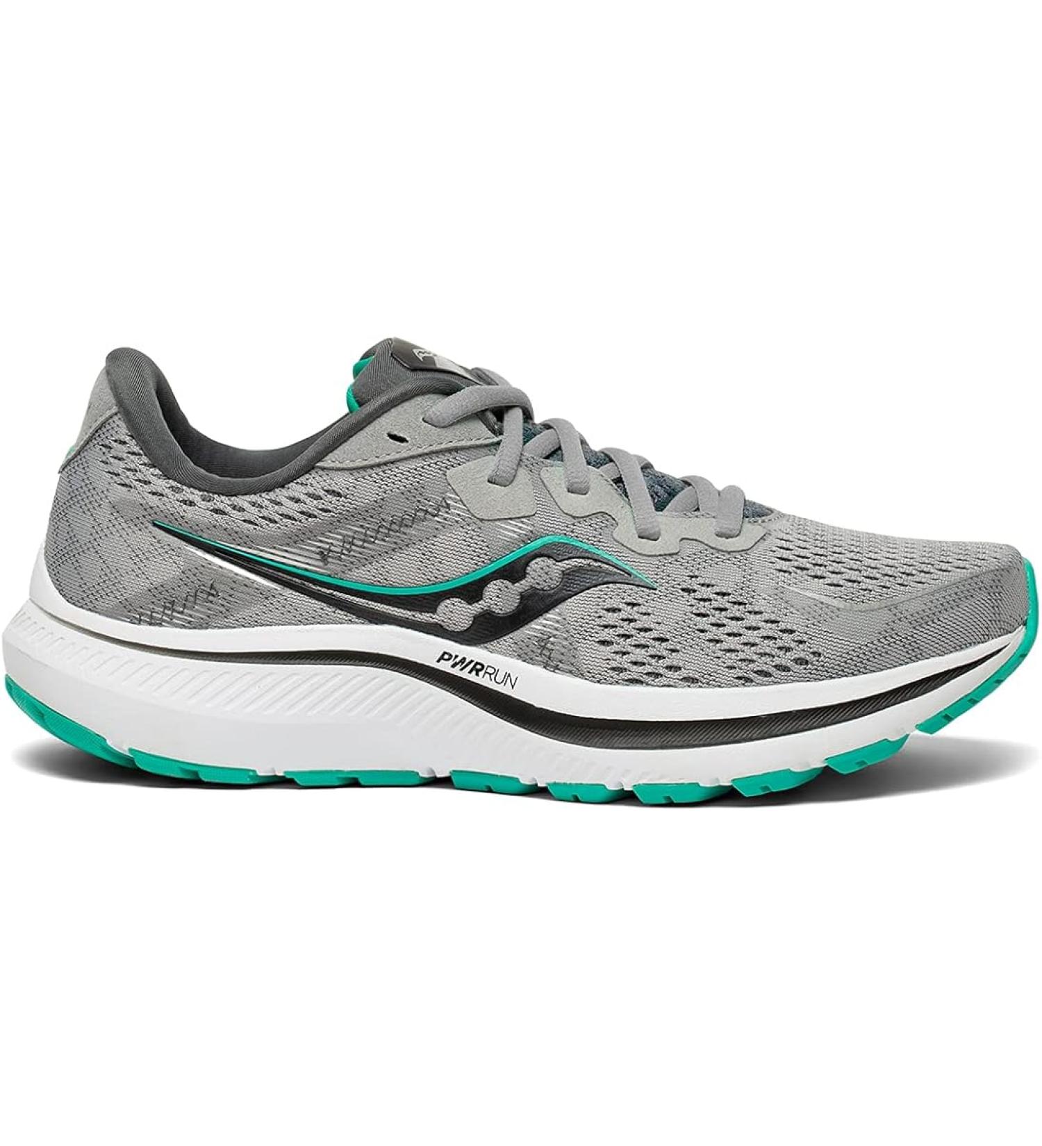 Saucony Women's Omni 20 Running Shoe - Alloy/Jade - 7.5 - Buy Online on GoSupps.com