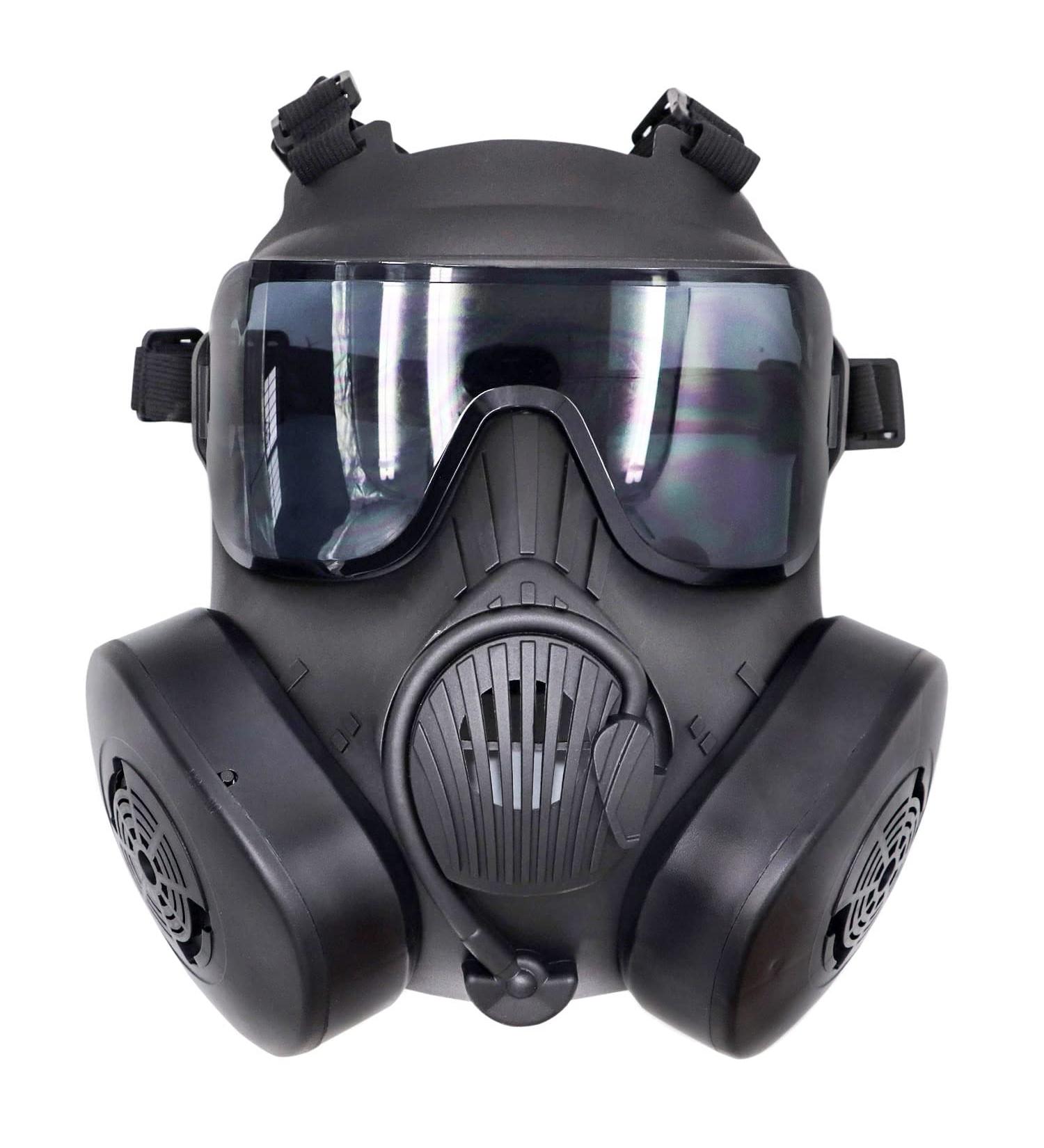 M50 Airsoft Mask Tactical Full Face Eye Protection Goggles Skull - Black - Buy Online on GoSupps.com