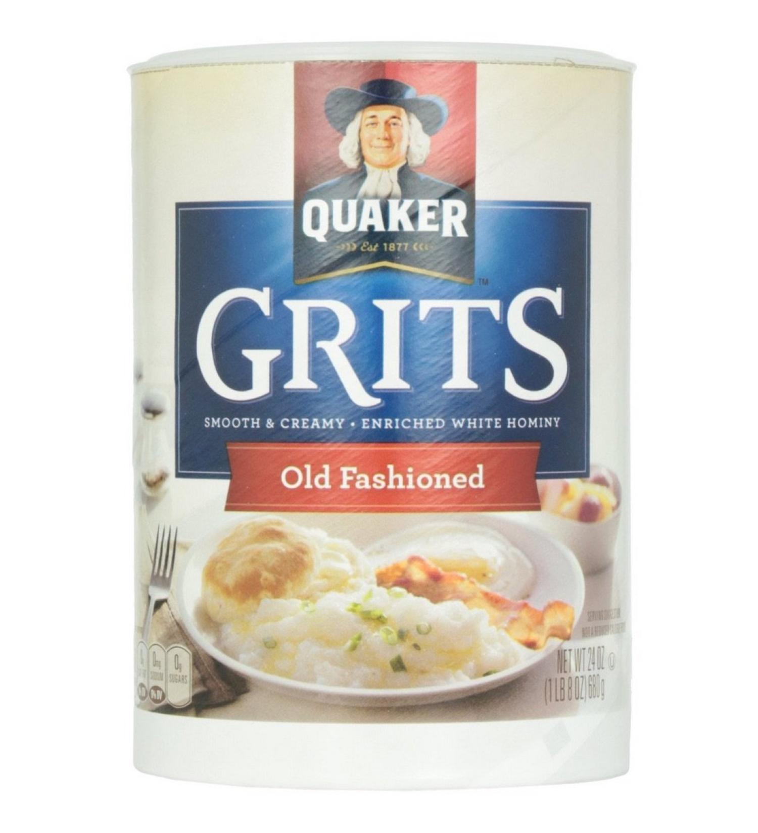 Quaker Old Fashioned Smooth & Creamy Grits  24 oz - PACK OF 3 1.5 Pound (Pack of 3) - Buy Online on GoSupps.com
