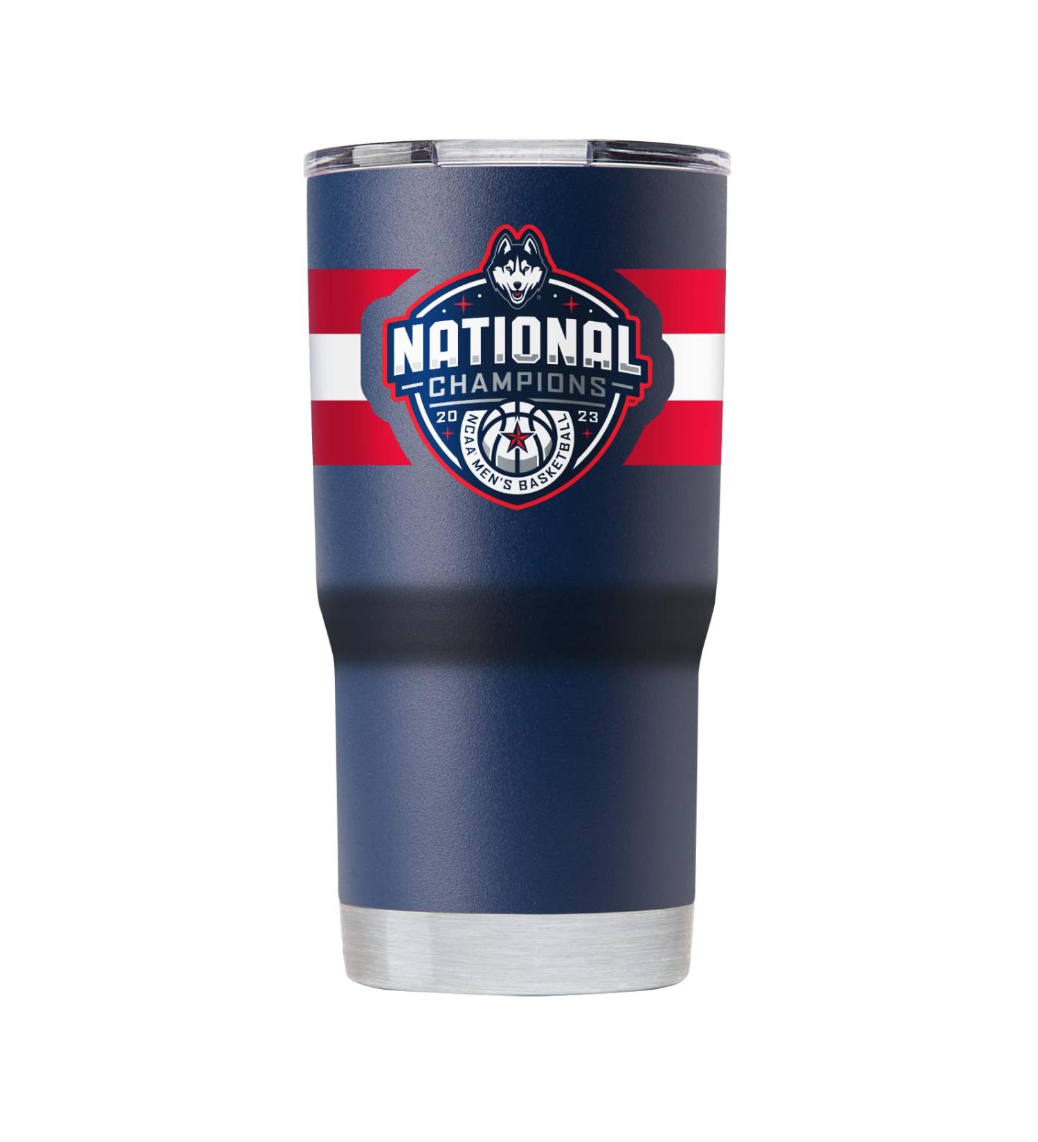 Gametime Sidekicks UConn 20oz Navy Tumbler - National Championship 2023