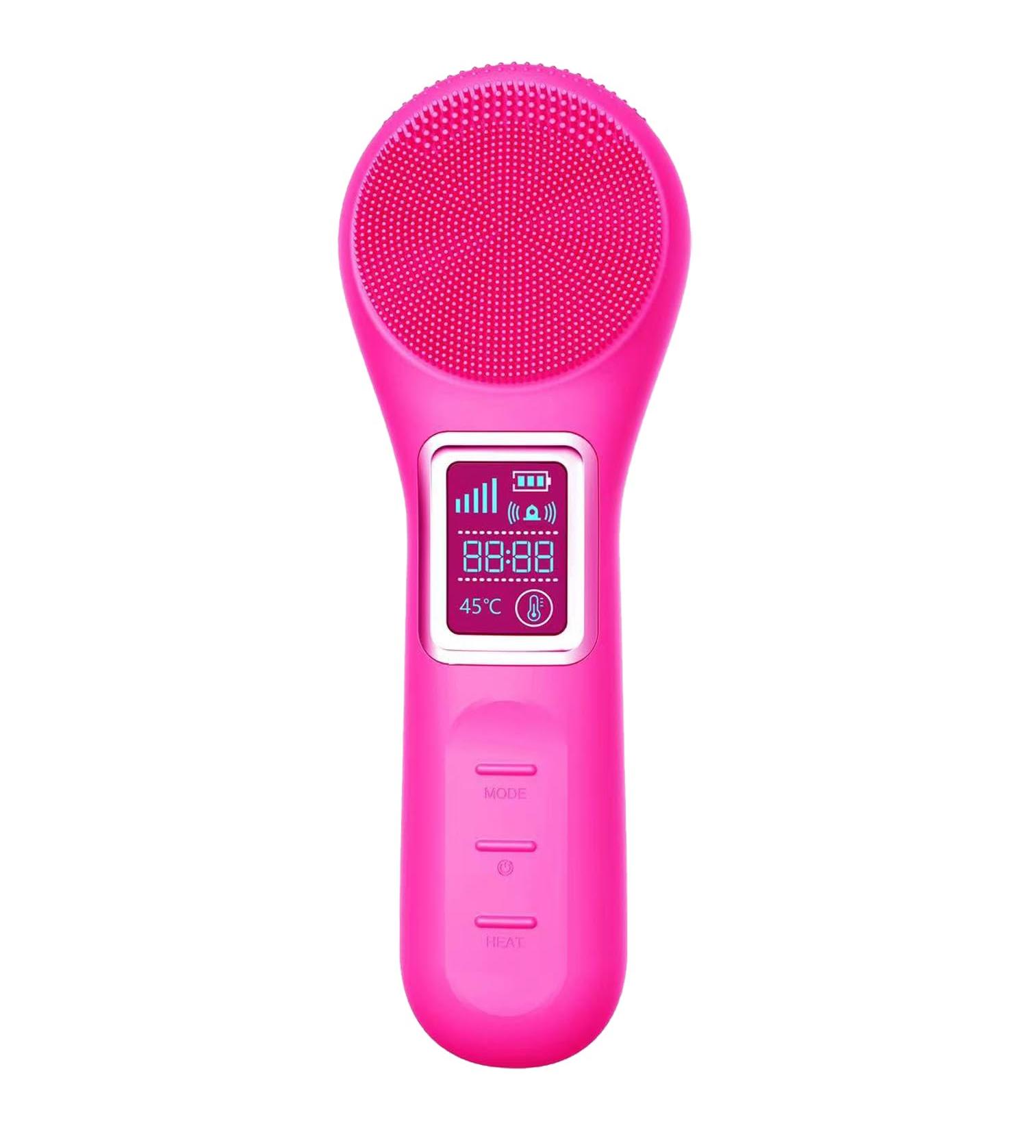 UMICKOO Facial Cleansing Brush Rechargeable IPX7 Waterproof Face Scrubber with 5 Brush Heads Face Spin Brush for Exfoliating Massaging and Deep Cleansing