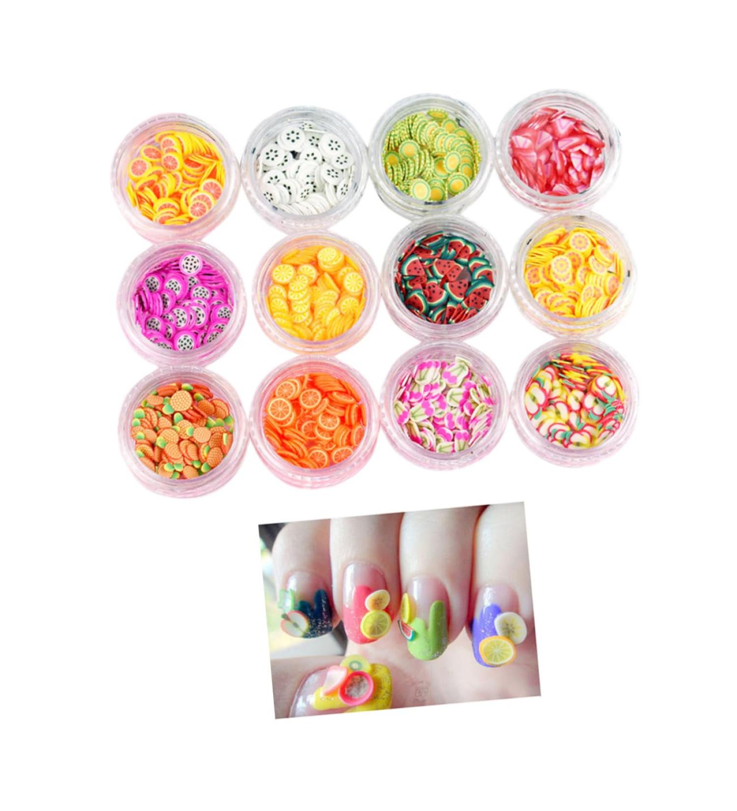 minkissy 2 Sets Nail Slice Decorations Resin Flatback Embellishments Kawaii Resin Charms Resin Buttons Flatback Resin Nail Art Fruit Slice Diy Nail Slice Resin Beads 3d Boxed - Buy Online on GoSupps.com