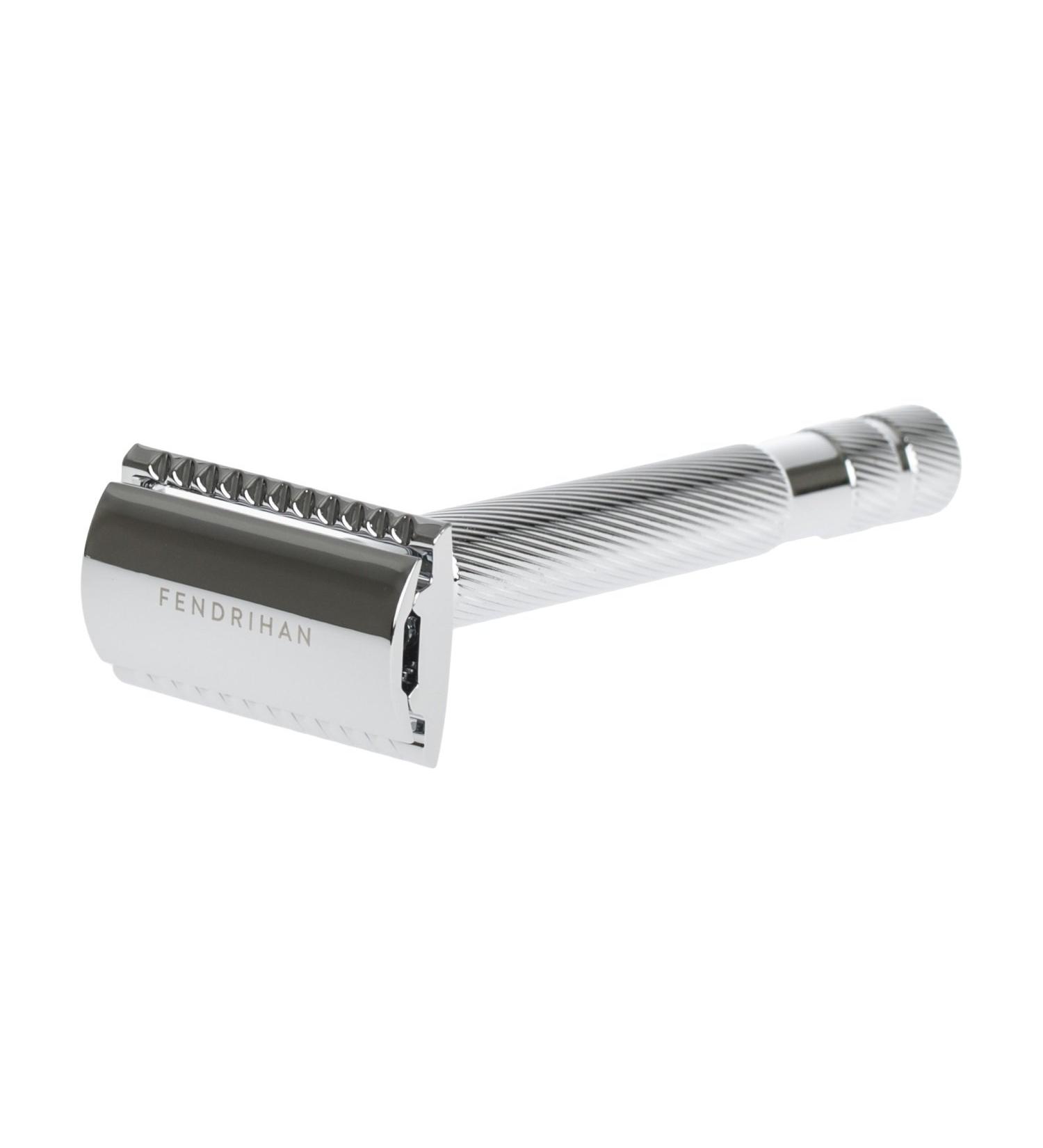 Fendrihan Steeles Double Edge Safety Razor - Twisted Lined Handle for Precision Shaving | International Shipping Available - Buy Online on GoSupps.com