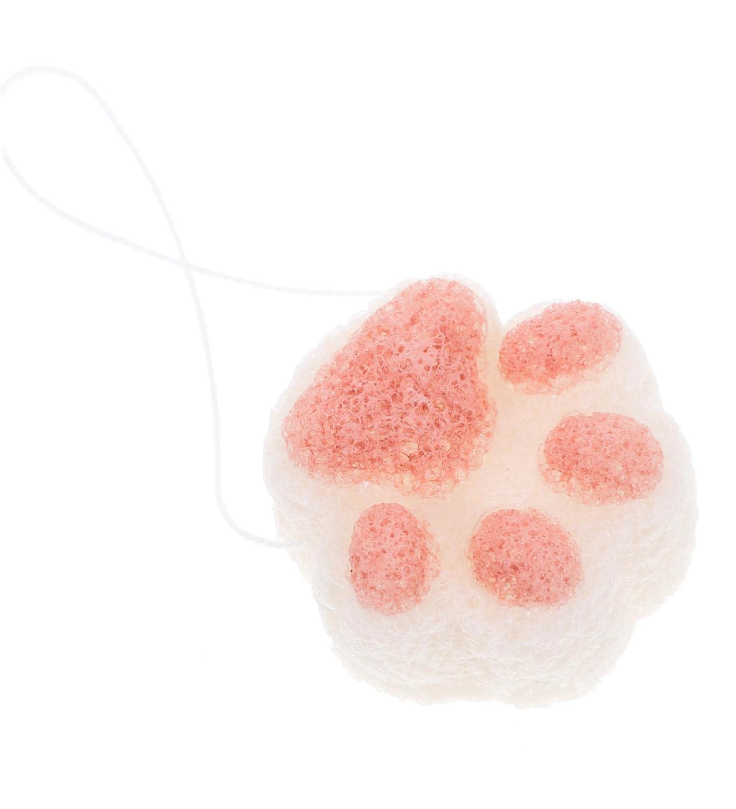 FRCOLOR 3 Pcs Cute Cartoon Cat Claw Bath Sponges - Kid-Friendly Exfoliator & Natural Cleaning Tools for Shower - Buy Online on GoSupps.com