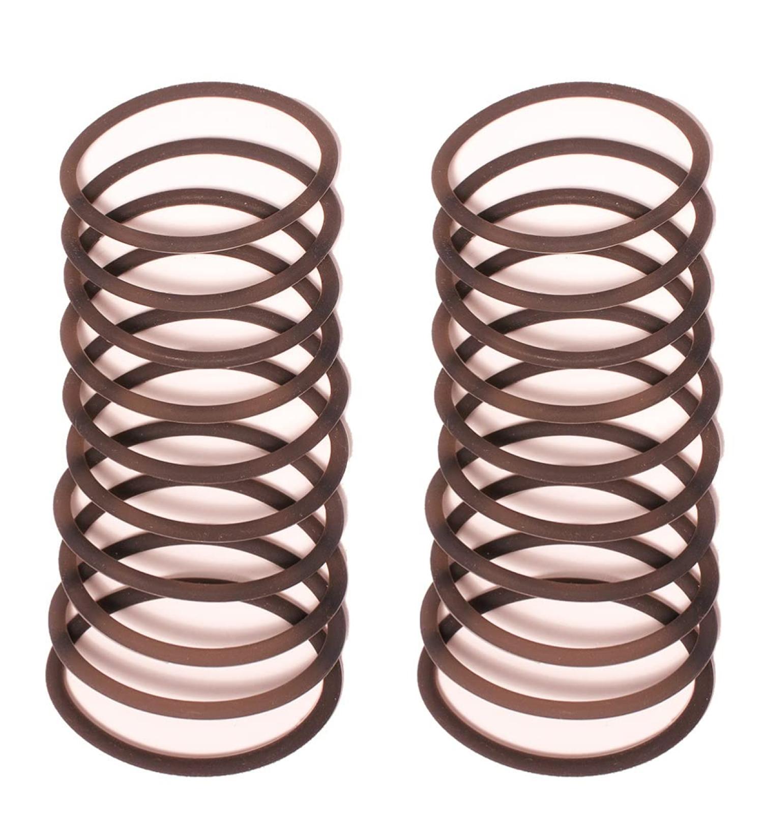 Mia Silkies  Silicone Hair Elastics  Hair Ties for Thick Hair  Women  Teens  Athletes  Girls  Lasts 10 Times Longer Than Rubber Bands -Translucent Black 2pks/20pcs