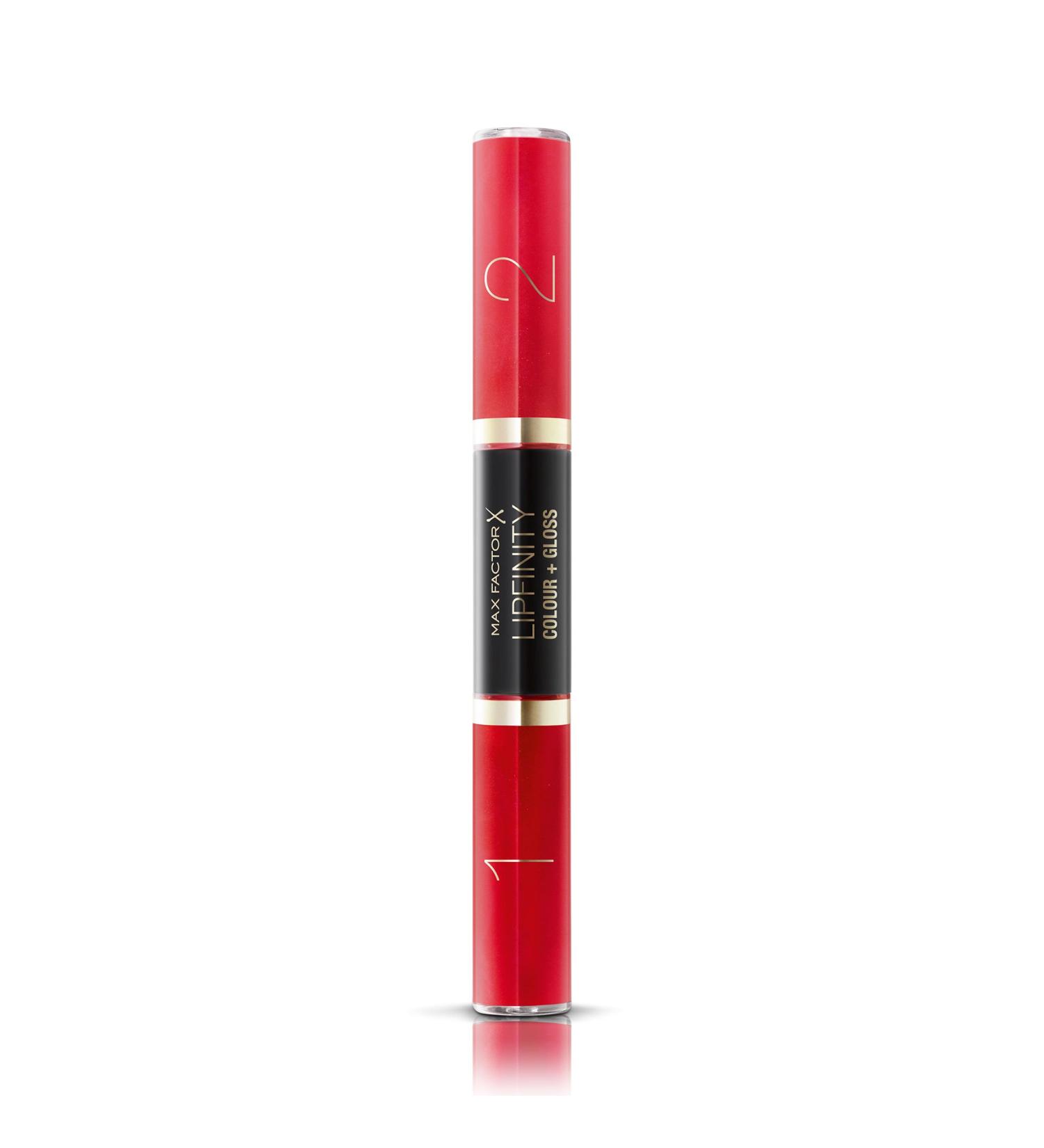 Max Factor Lipfinity Colour & Gloss Lip Gloss - 640 Lasting Grenadine | Long-Lasting High-Gloss Finish | Buy Internationally - Buy Online on GoSupps.com