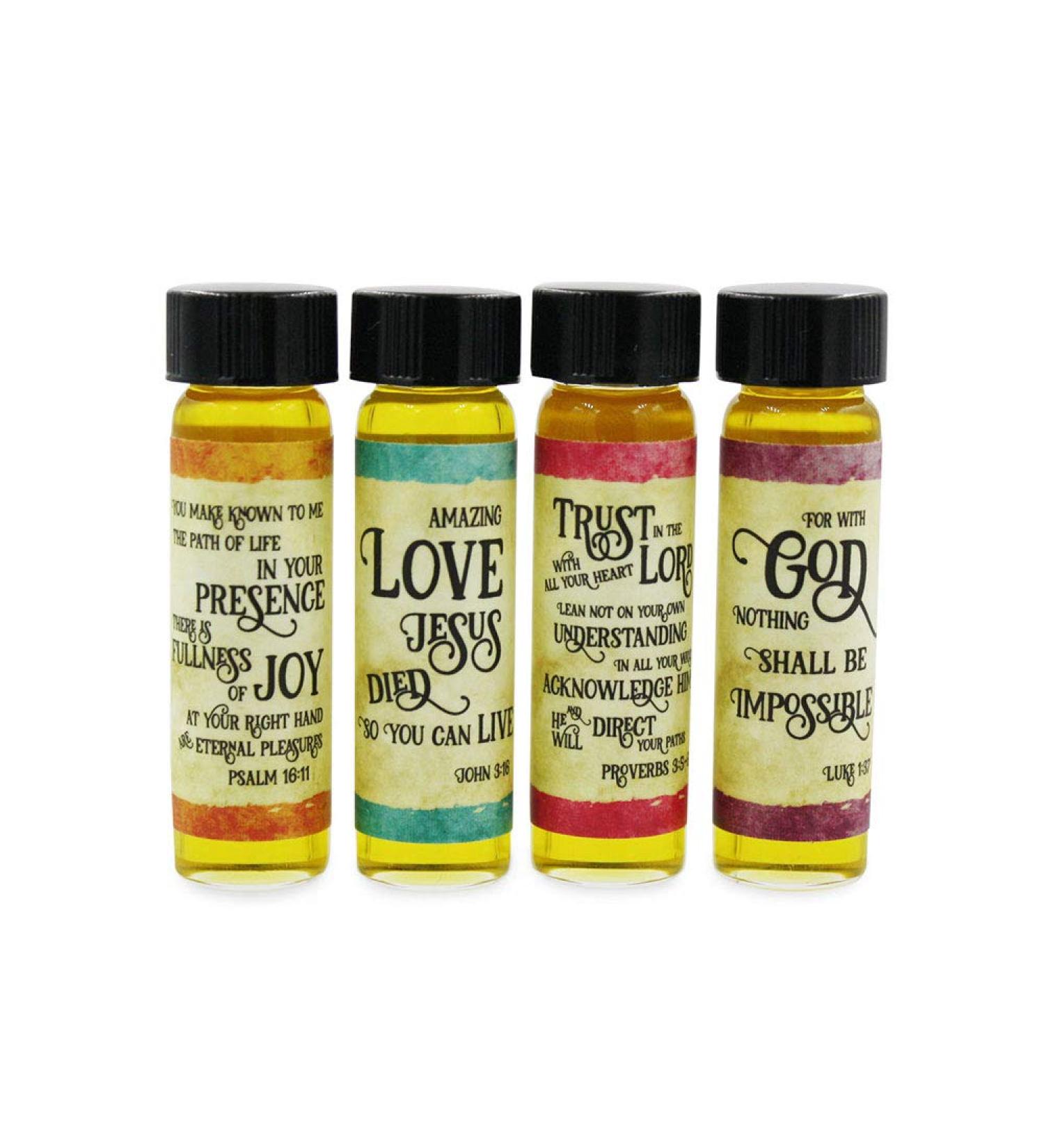 His Word Anointing Oil Gift Set - Unscented - Scripture Group 2 | International Shipping Available - Buy Online on GoSupps.com