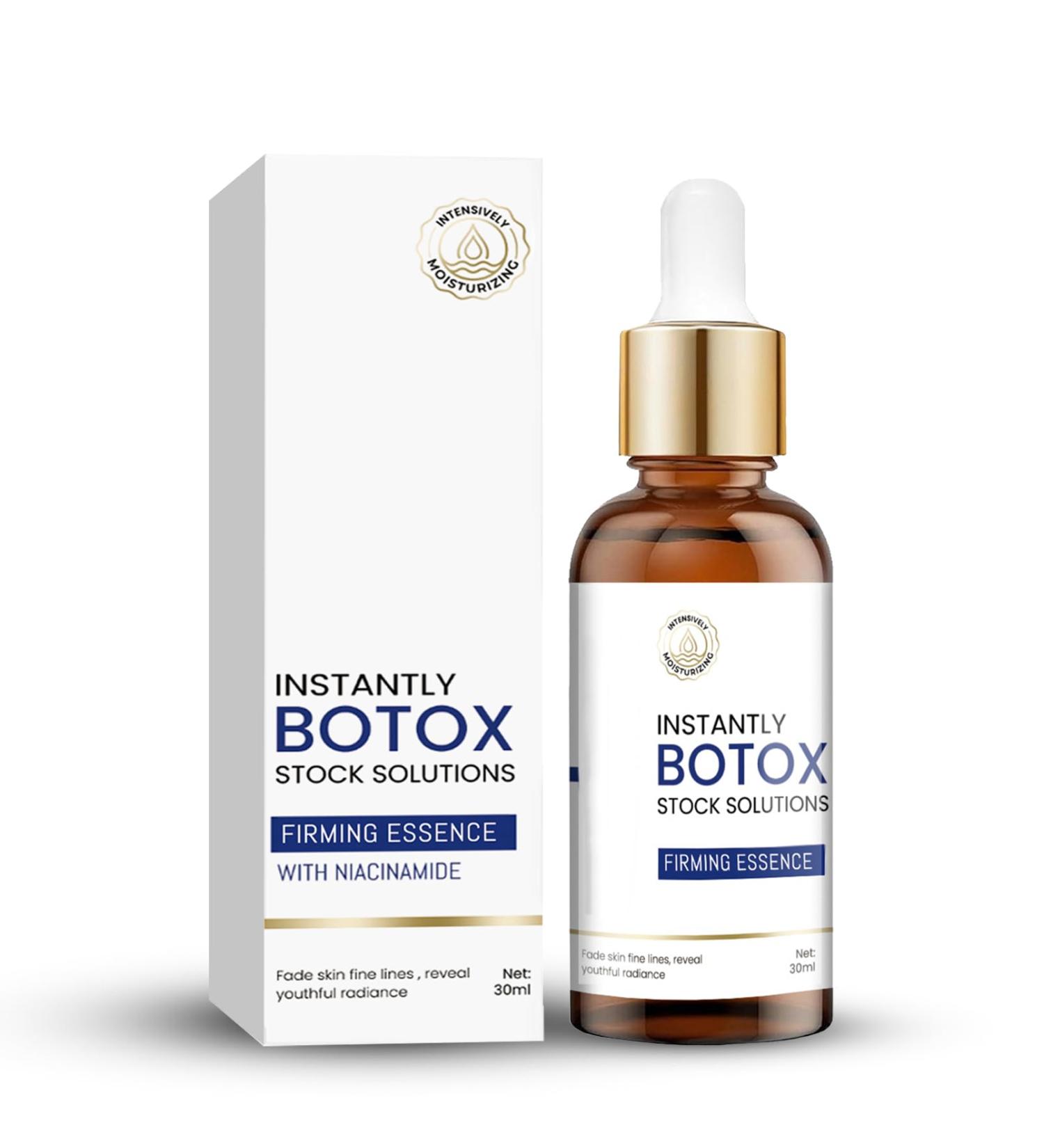 Botox Stock Solution Facial Serum | Anti-Aging Botox in a Bottle | Instant Face Tightening & Wrinkle Reduction - 1fl. oz - Buy Online on GoSupps.com