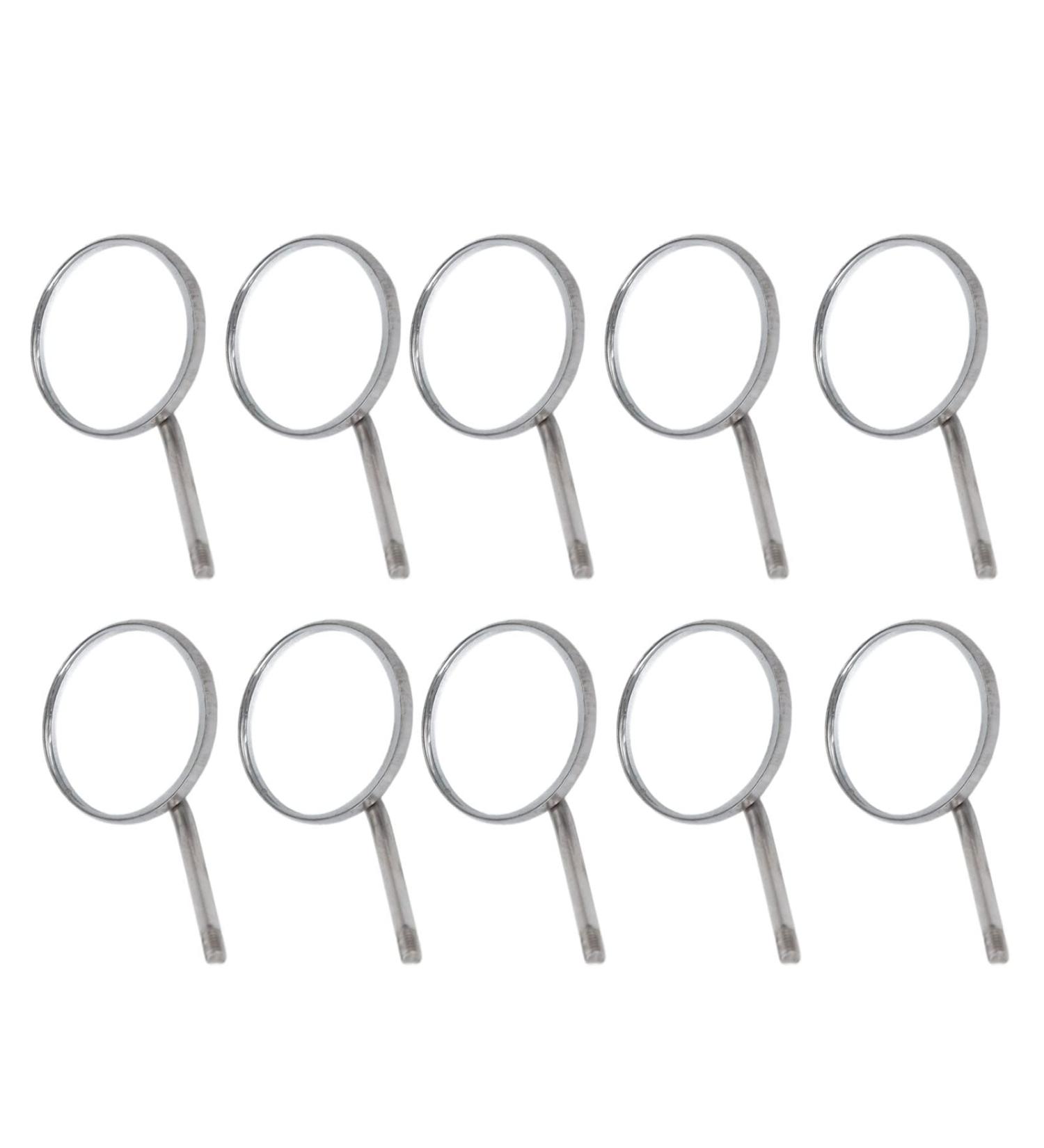 10 PCS Stainless Steel Mirror Replacement Heads - Teeth & Eyelash Extension Inspection 2.2 cm Diameter - Buy Online on GoSupps.com