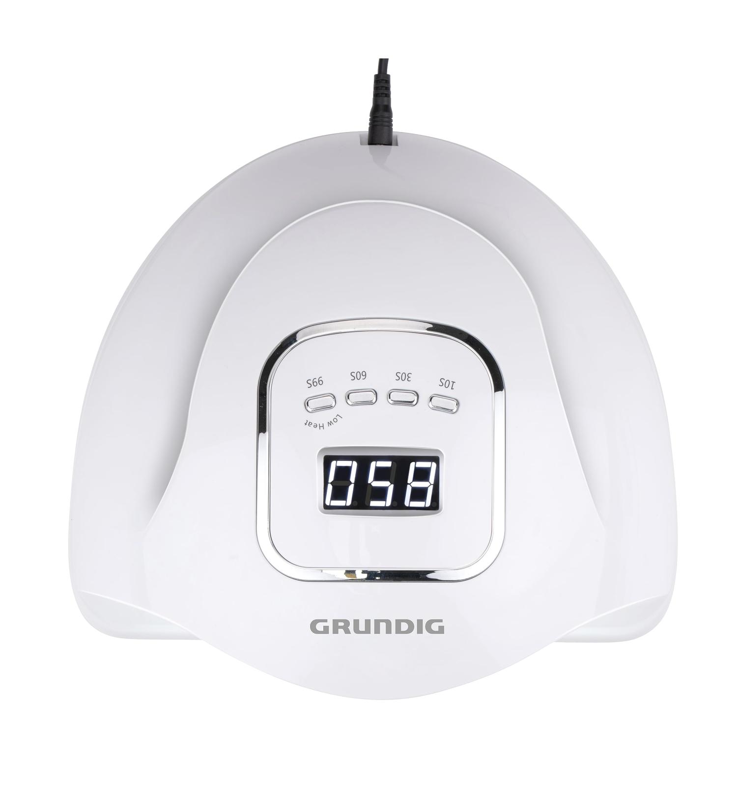 Grundig Nageltrockner 230V - 45 LED - Digitaler Gel-Nagellack Trockner mit 4 Positionen | Internationaler Versand - Buy Online on GoSupps.com