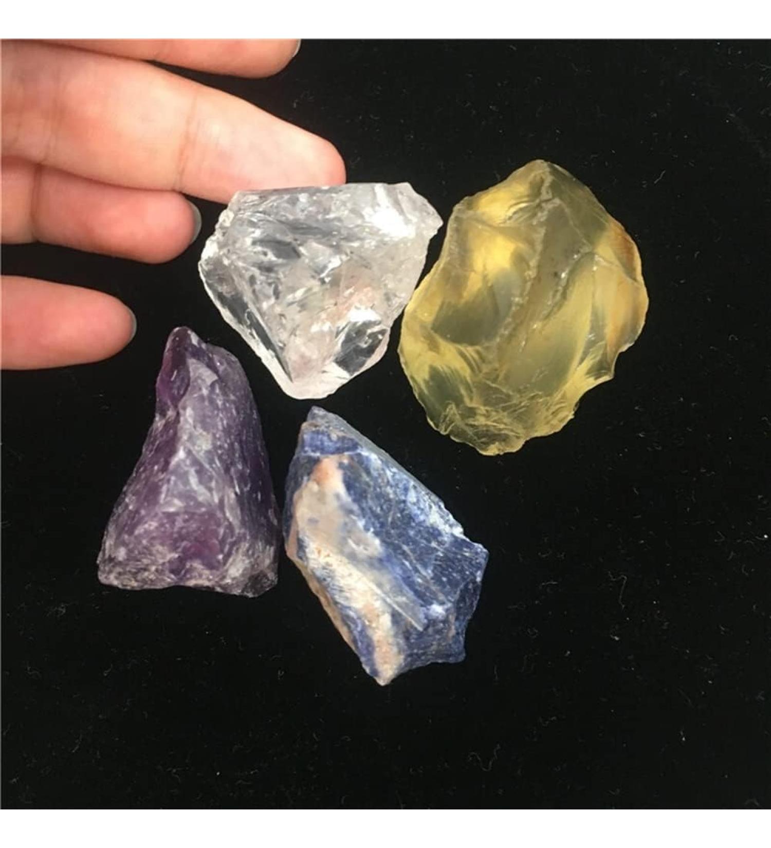 Crafts Rock Collections Mixed Gems Rough Crystals Natural Minerals Specimens s - Buy Online on GoSupps.com