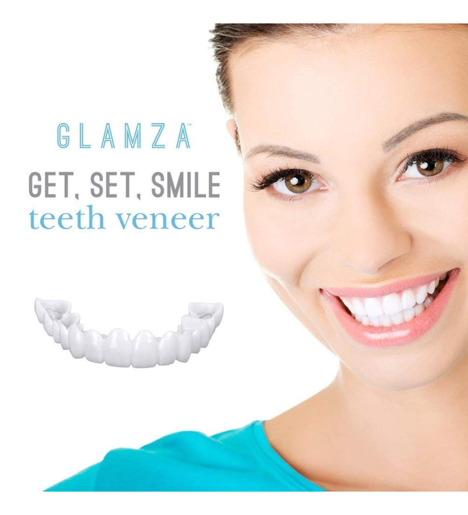 3 Kits Fake Teeth & Veneers - Instant Perfect Smile Cosmetic Dental Solution | Upper & Lower Flex Cosmetic Teeth with Box - Buy Online on GoSupps.com