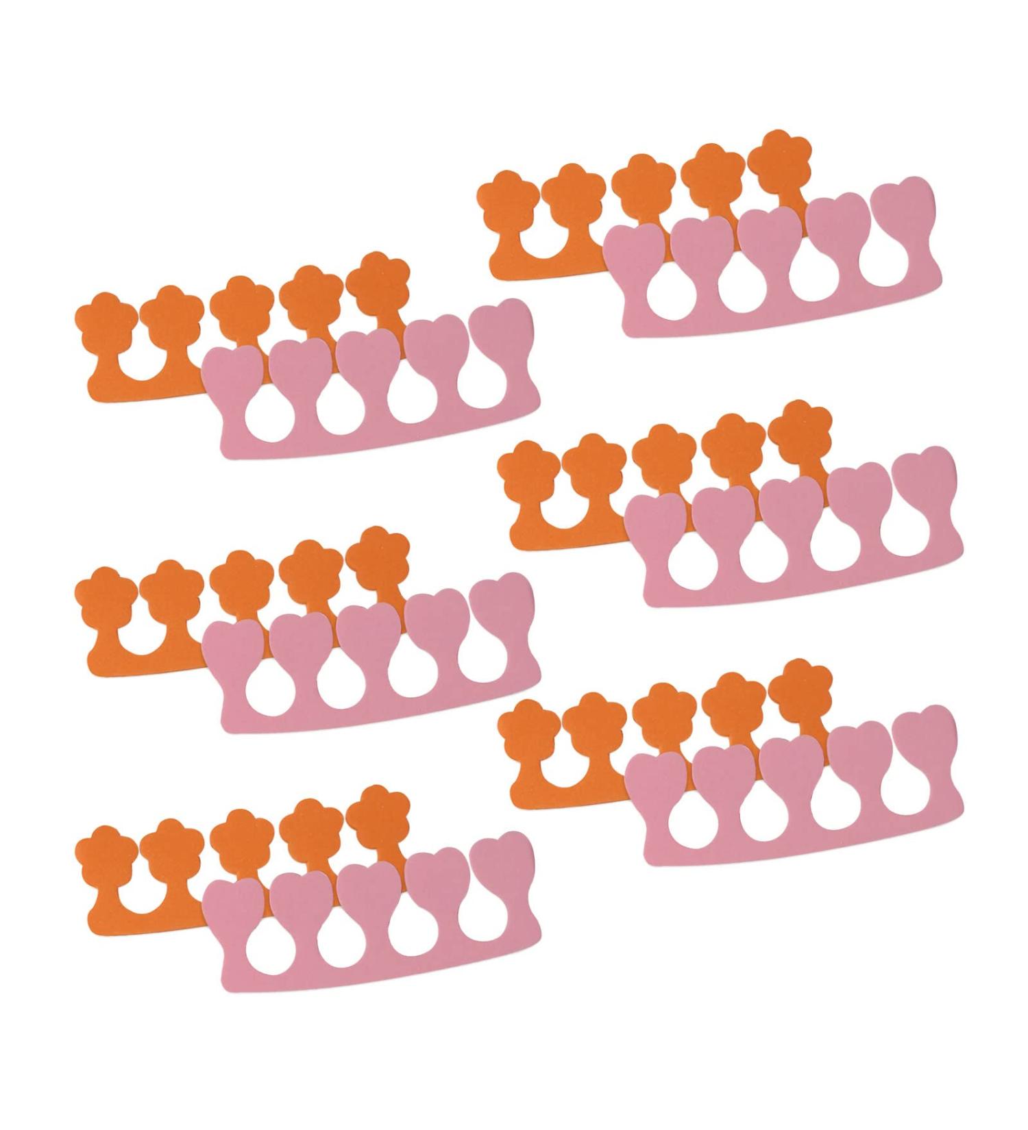 EuroXanty Pedicure Toe Separator & Foam Toe Spreaders - Perfect for Painting Toenails | Flower & Heart Designs - Buy Online on GoSupps.com