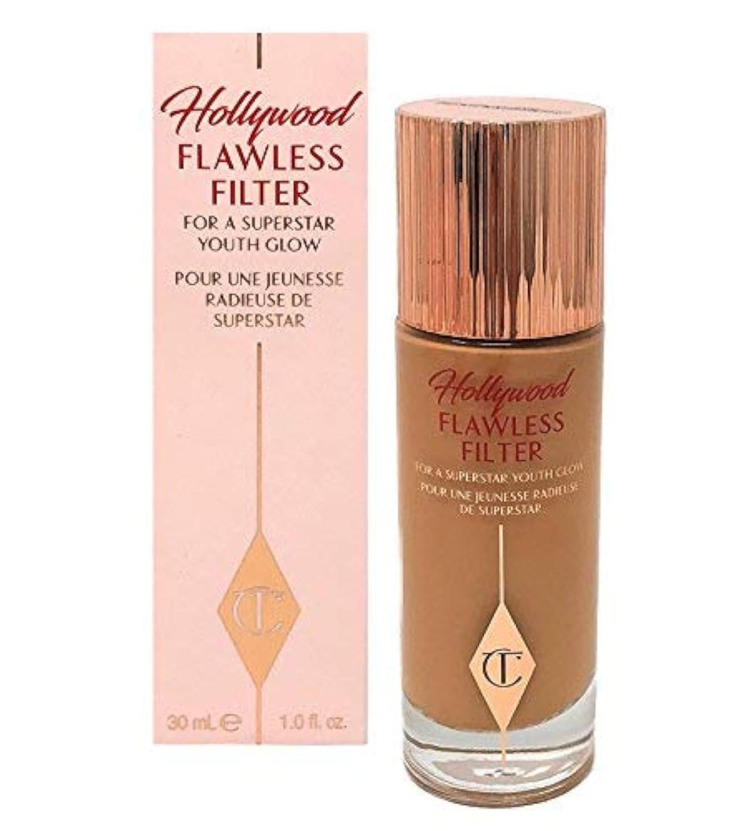 Charlotte Tilbury Hollywood Flawless Filter Face Foundation Primer & Highlight - 1 oz Full Size (Shade 6) (Shade 6)