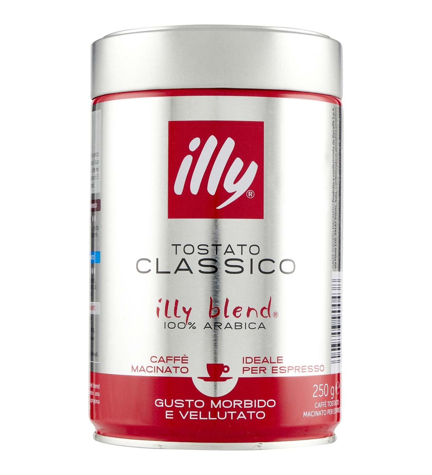  illy Illy Caffe' Mocha Strong Roast Ground Coffee 250g - Buy Online on GoSupps.com
