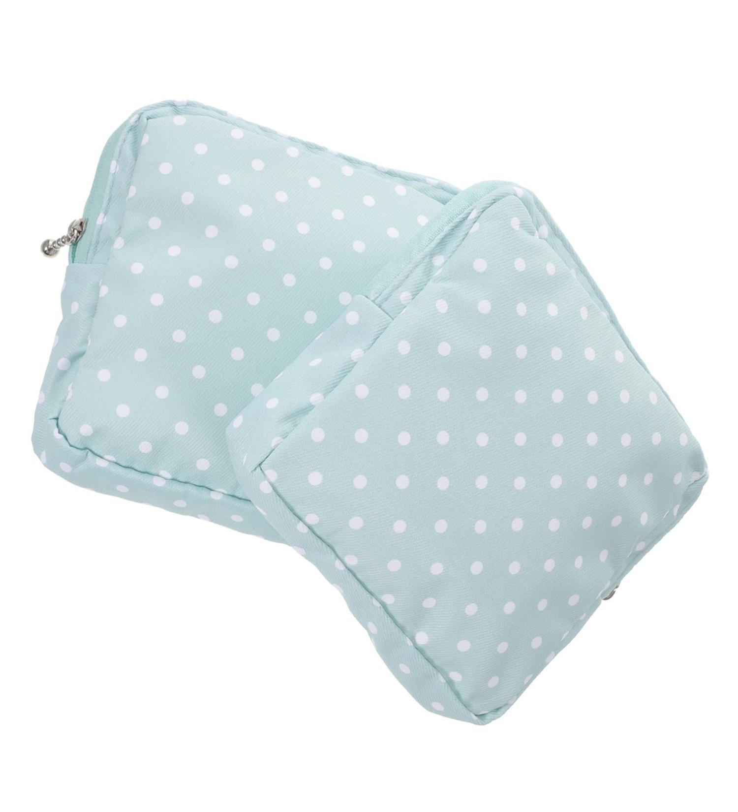 Amosfun 2-in-1 Aunt Towel & Diaper Storage Bag - Mini Money Exchange & Tampon Holder in Light Green - 16x15x2cm - Buy Online on GoSupps.com