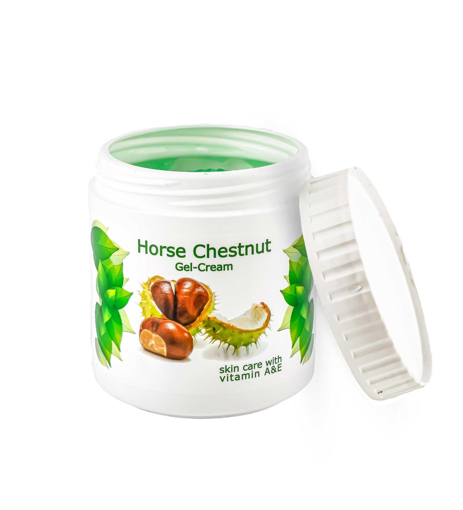 Buy Horse Chestnut Gel Cream for Legs - Soothing & Cooling Relief (500ml/16.9 Fl oz) | International Shipping Available - Buy Online on GoSupps.com