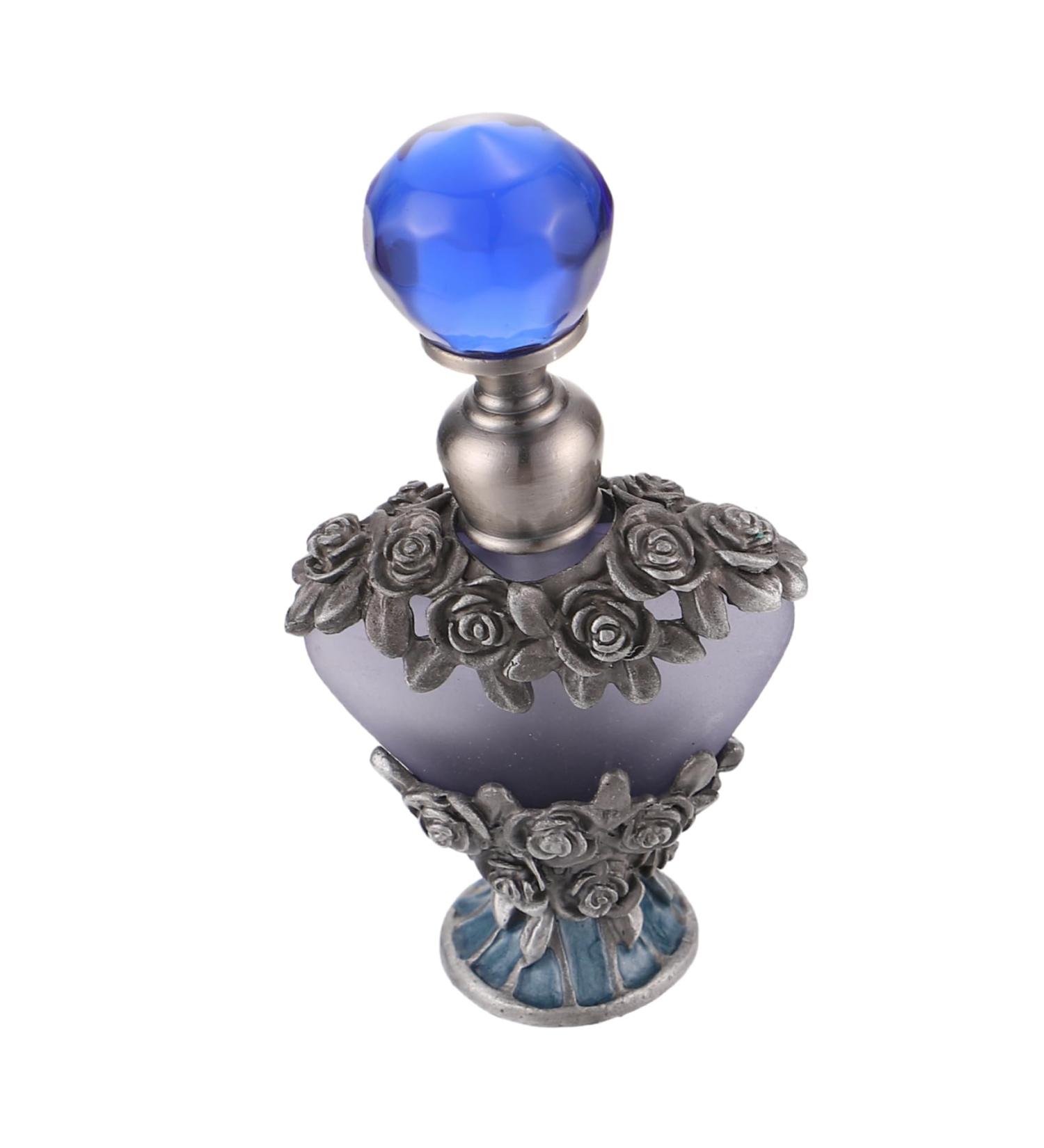 DOITOOL Dubai Essential Oil Bottle Mini Spray Bottle Travel Toiletries Containers Mini Perfume Metal Trim Retro Decor Travel Spray Bottle Travel Bottle Alloy Glass Liquid Bottle - Buy Online on GoSupps.com