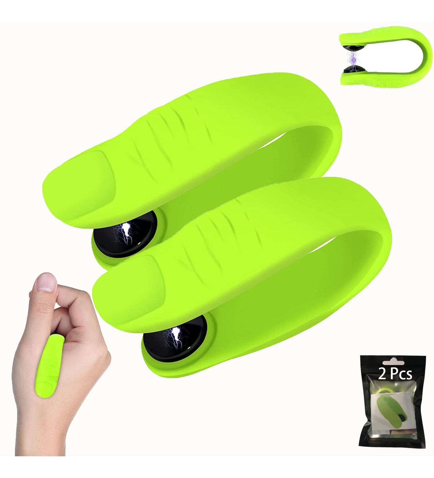 ANAMPION 2 Pack Wearable Headache Relief Clip - Green: Natural Headache Migraine Tension Relief - Acupressure Hand Pressure Point LI4 Clip - Buy Online on GoSupps.com