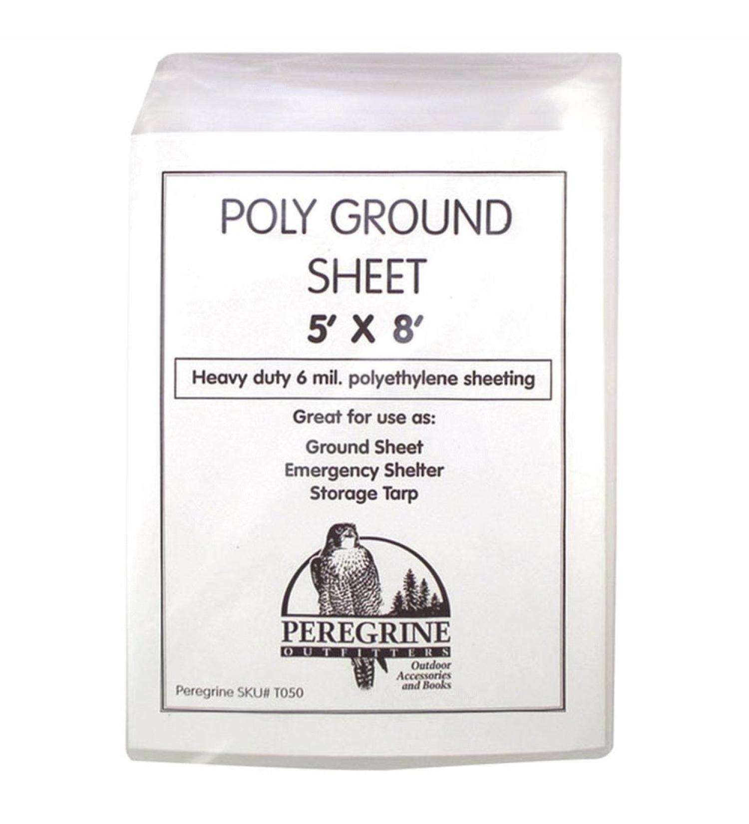 POLY GROUND SHEET 5 x 8