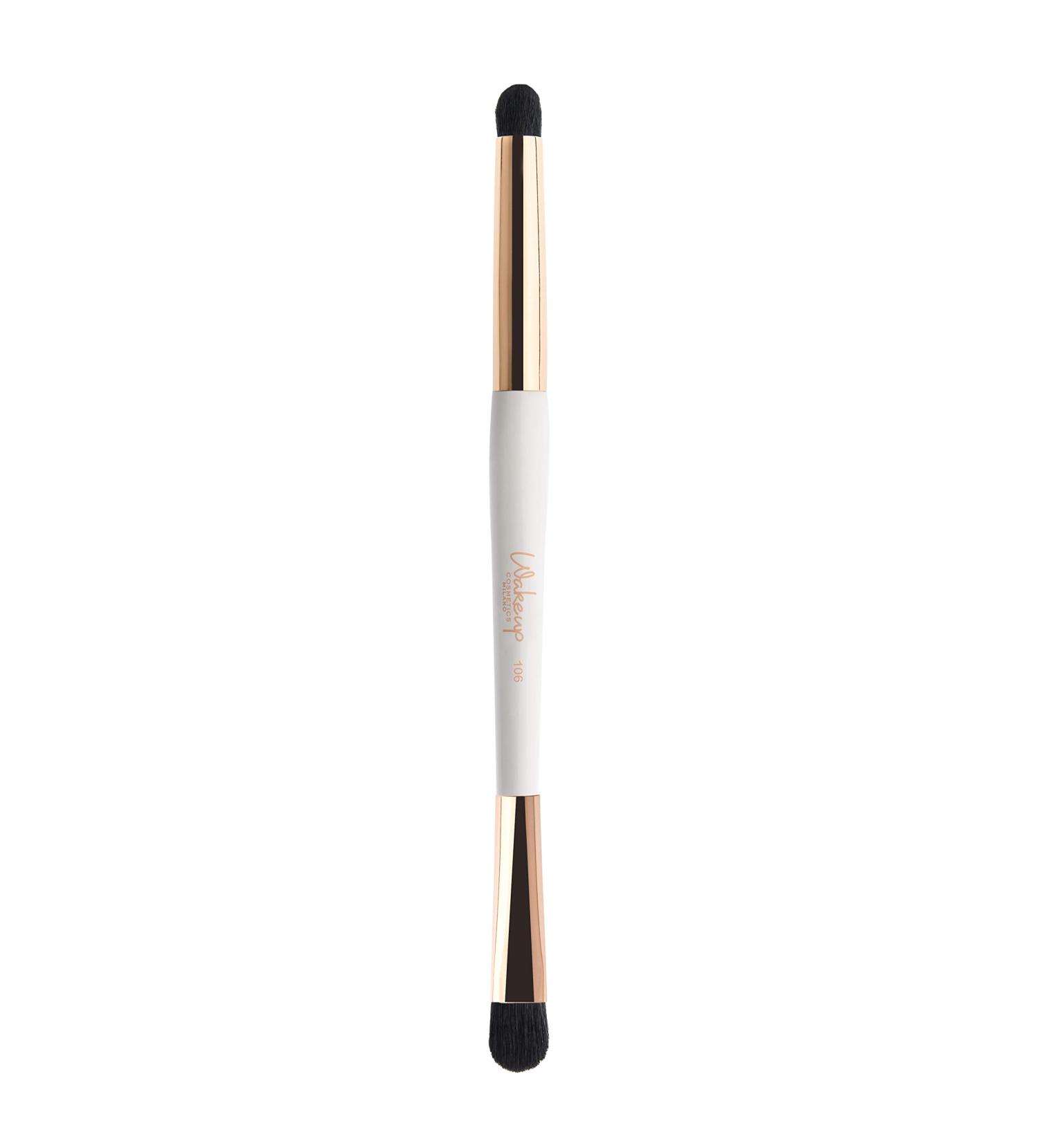 Wakeup Cosmetics Milano Double Eyeshadow Brush # 106