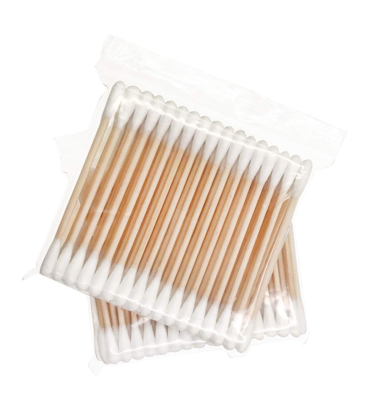Ultra Thin Bamboo Cotton Swab 600ct - Super Portable for Travel - 12 Bags of 50 - 12 Pack | Eco-Friendly & Disposable - Buy Online on GoSupps.com