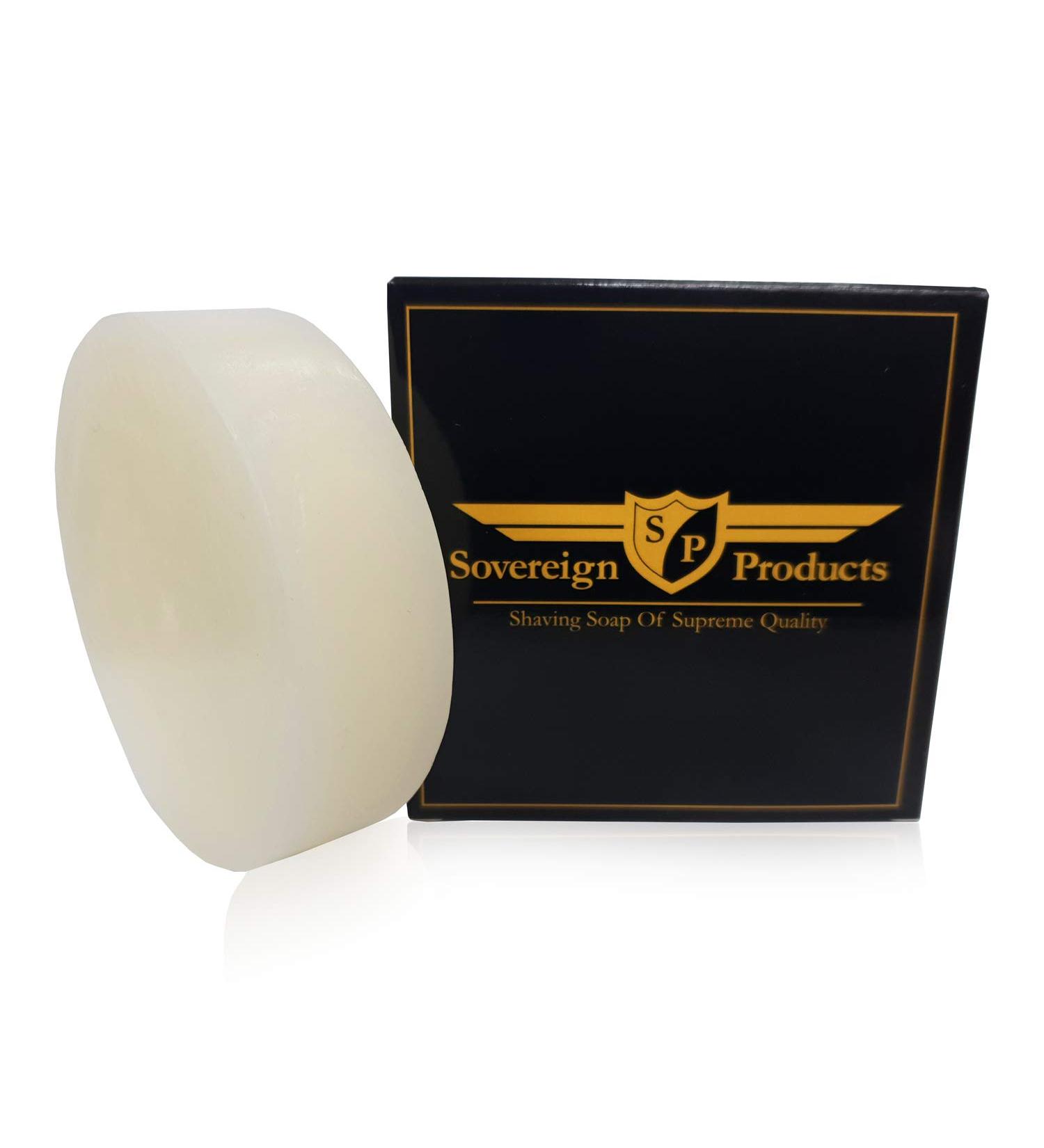 Sovereign Products Menthol Scented Shaving Soap 125g - Supreme Quality - Buy Online on GoSupps.com