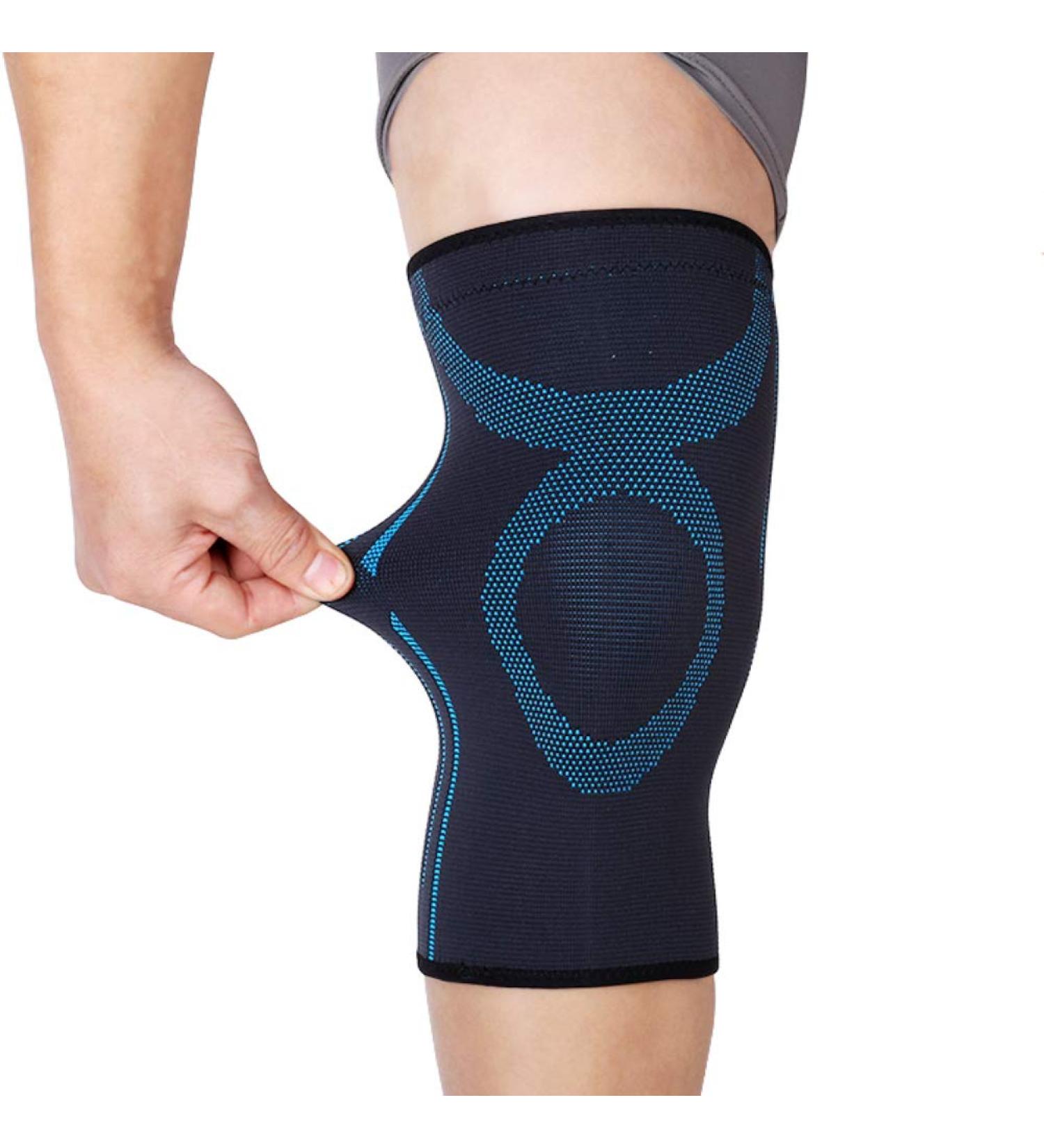 Knee Support Sleeve for Sports - Elastic Compression Bandage for Volleyball Soccer Basketball | Unisex Knee Brace - Buy Online on GoSupps.com