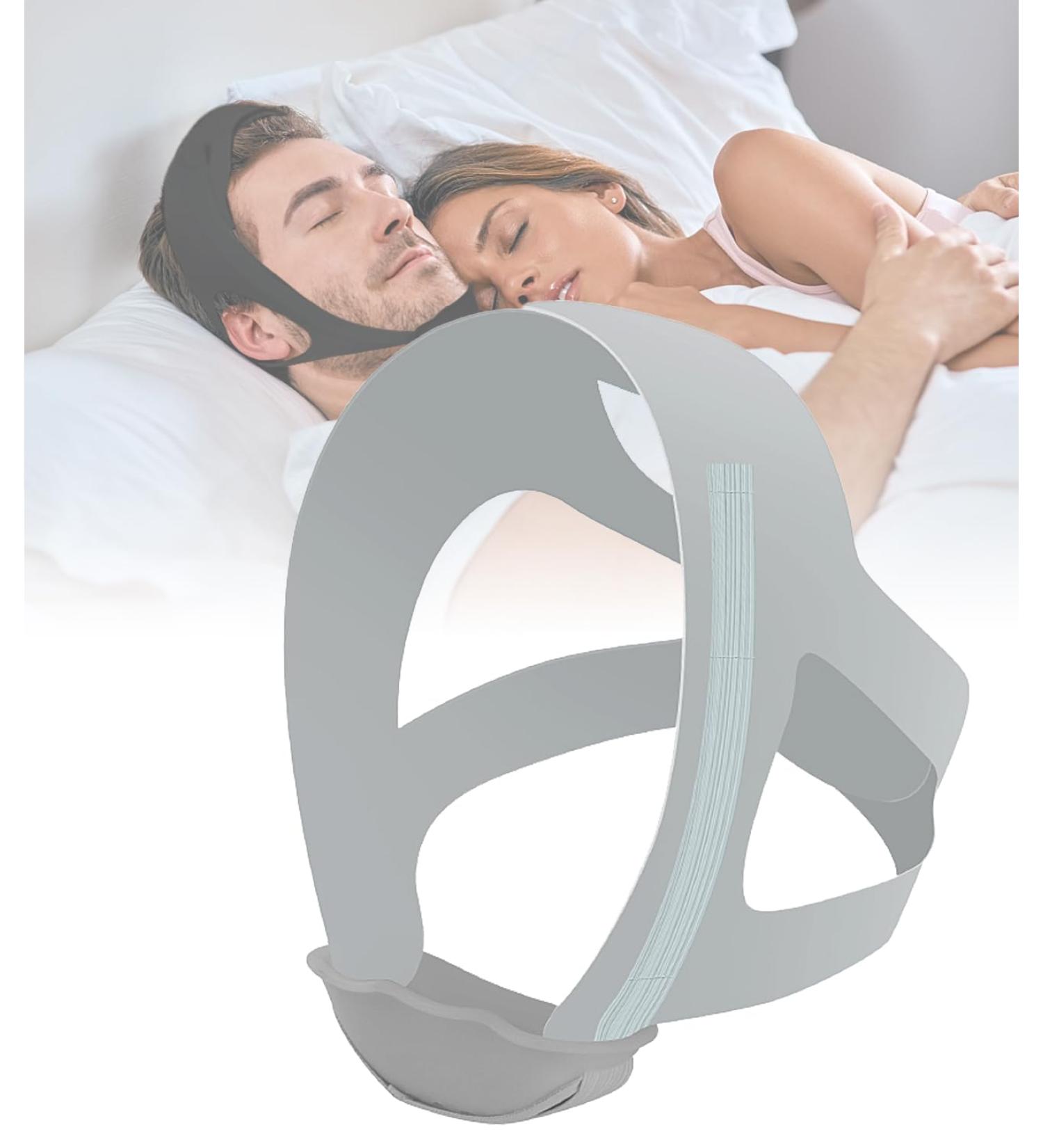 Anti Snore Chin Strap - Adjustable CPAP Device to Stop Snoring | Breathable Head Band for Better Sleep - Buy Online on GoSupps.com