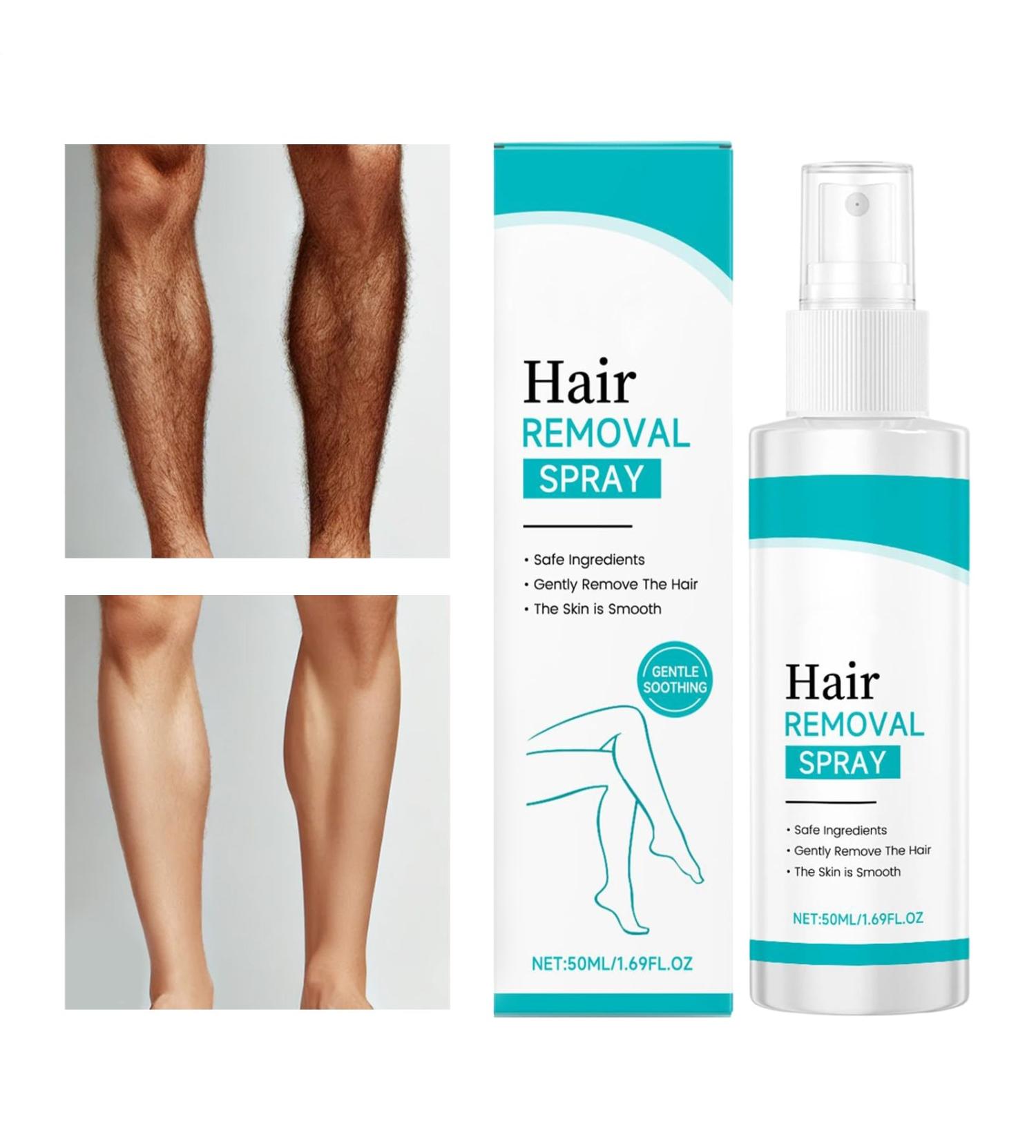  demaxiyad Hair Removal Spray for Women 50ml Soothing Portable Solution for Soft Skin - Hair Removal Spray for Bikini Area Lips Bikini Line Underarms Face Legs Arms - Buy Online on GoSupps.com