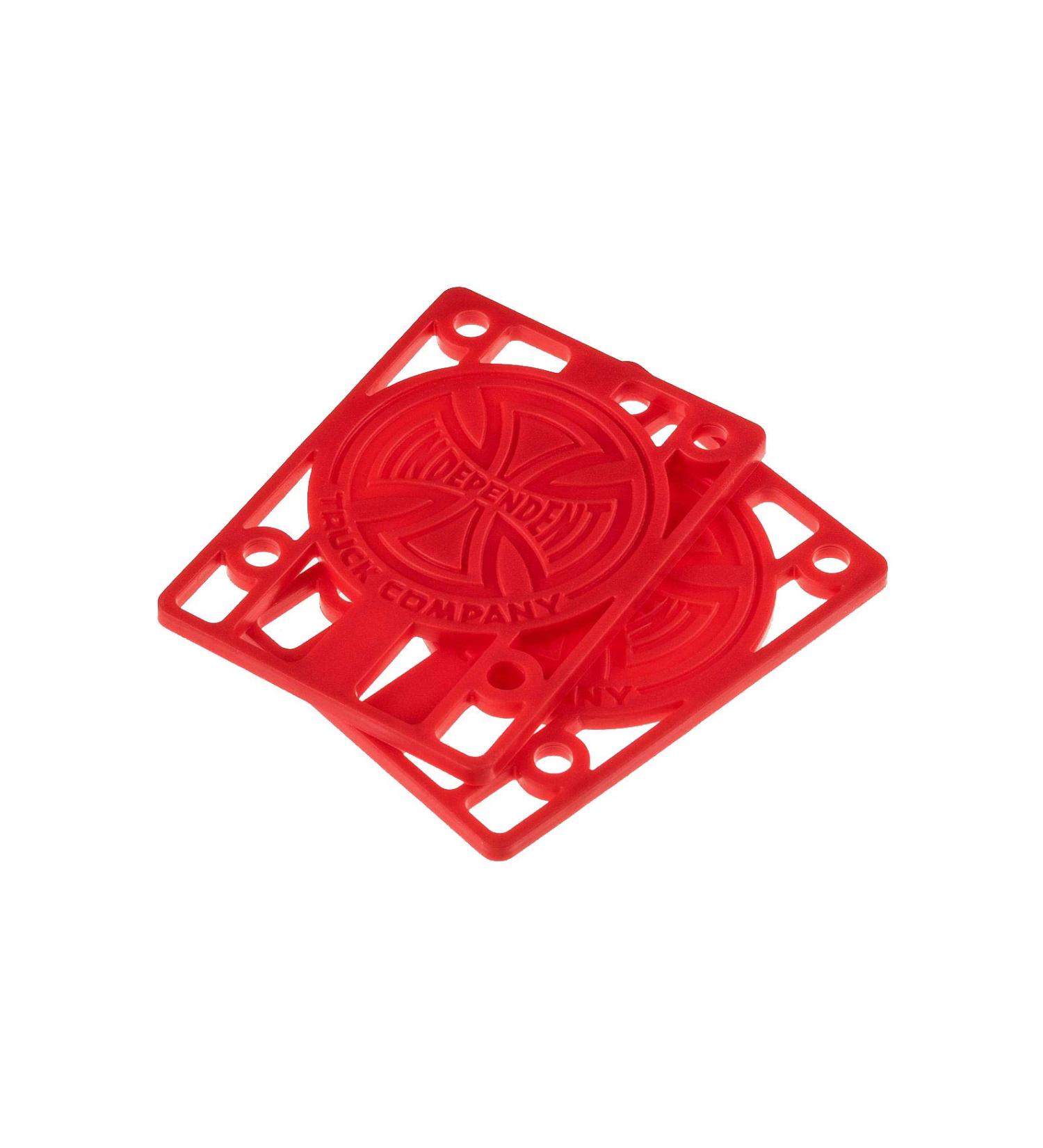 INDEPENDENT Risers Red 1/8"