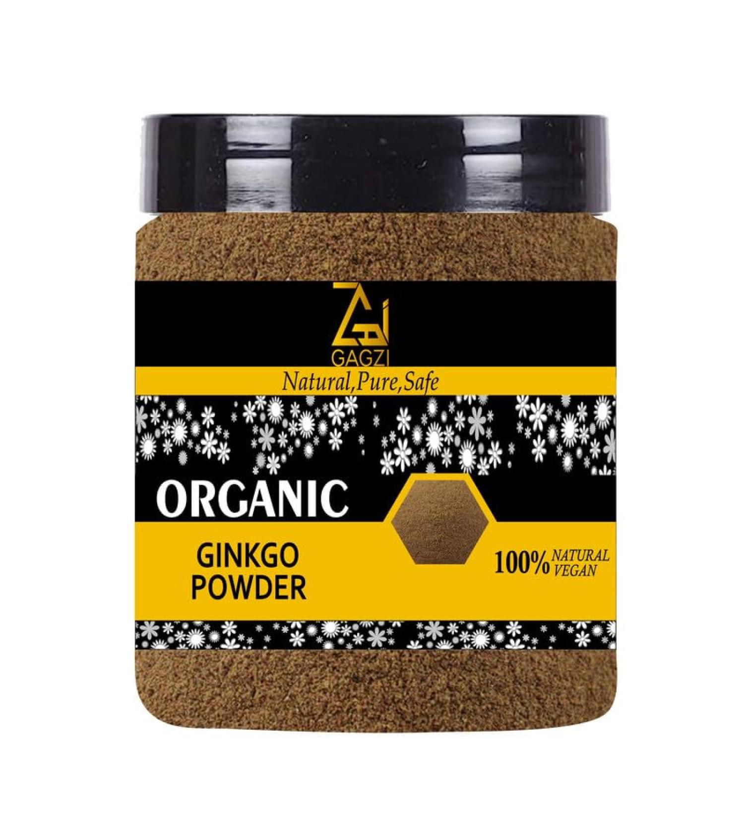 GAGZI Natural Ginkgo Powder 7 Oz / 198.50 Gram (Pack of 1